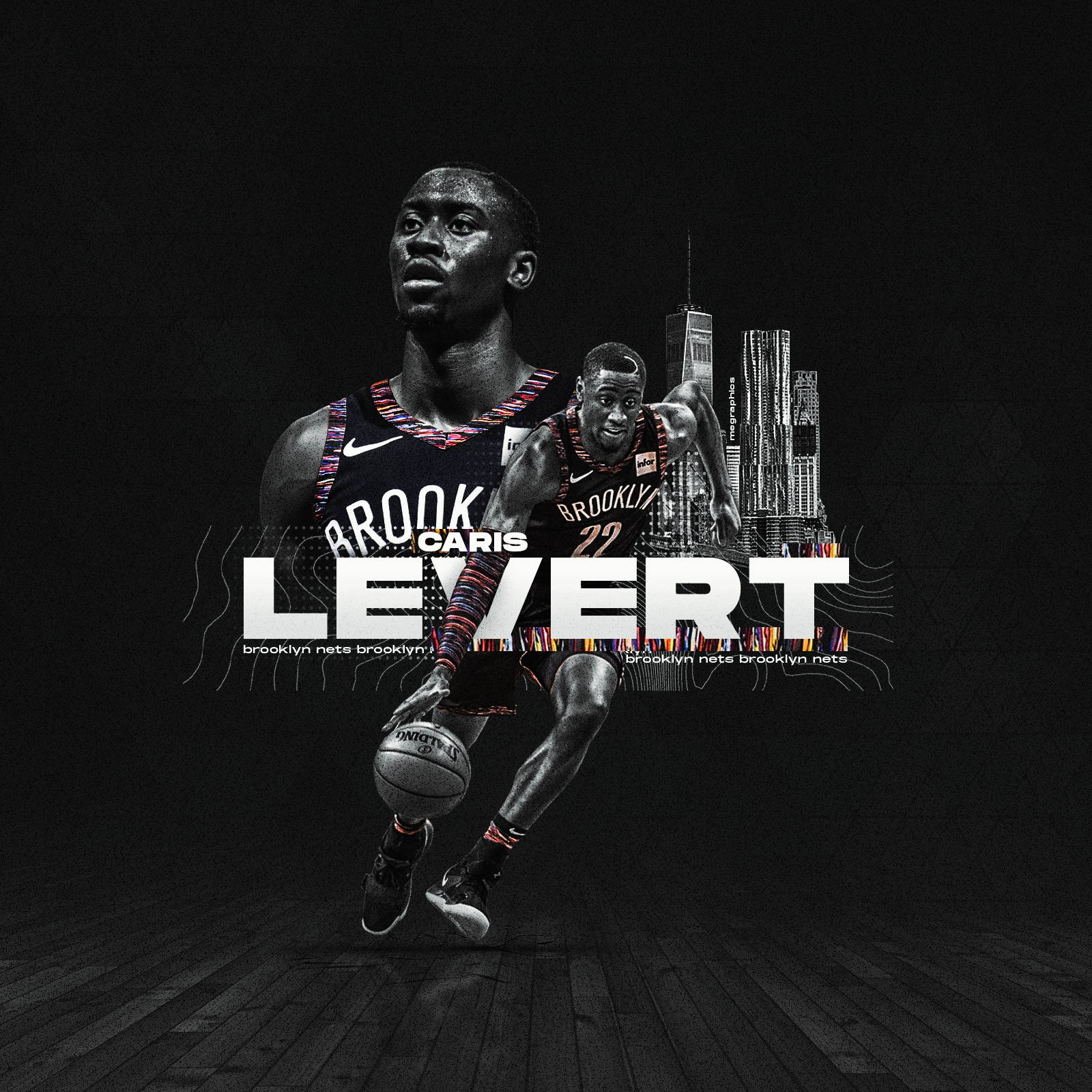 Brooklyn Caris Levert Digital Cover Picha ya Ukuta