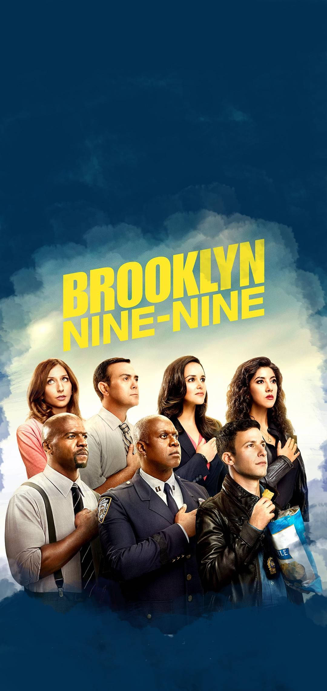 Brooklyn Nine Nine Bluu Sanaa ya Mshabiki Picha ya Ukuta