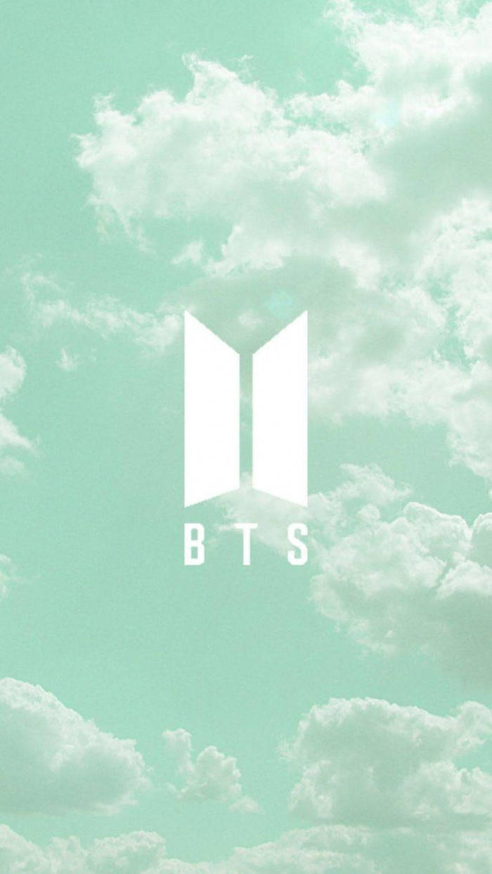 BTS Aesthetic ya Kijani Pastel Picha ya Ukuta