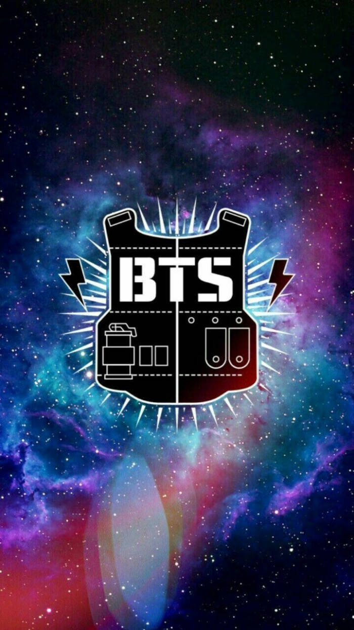 BTS Galaxy Nyota Nebula Picha ya Ukuta