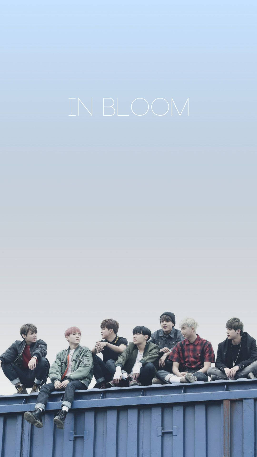 Bts In Bloom ya Kupendeza Picha ya Ukuta