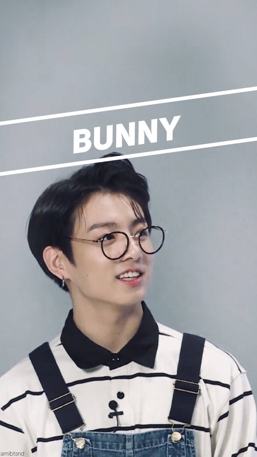 BTS Jungkook Bunny Mzuri Picha ya Ukuta