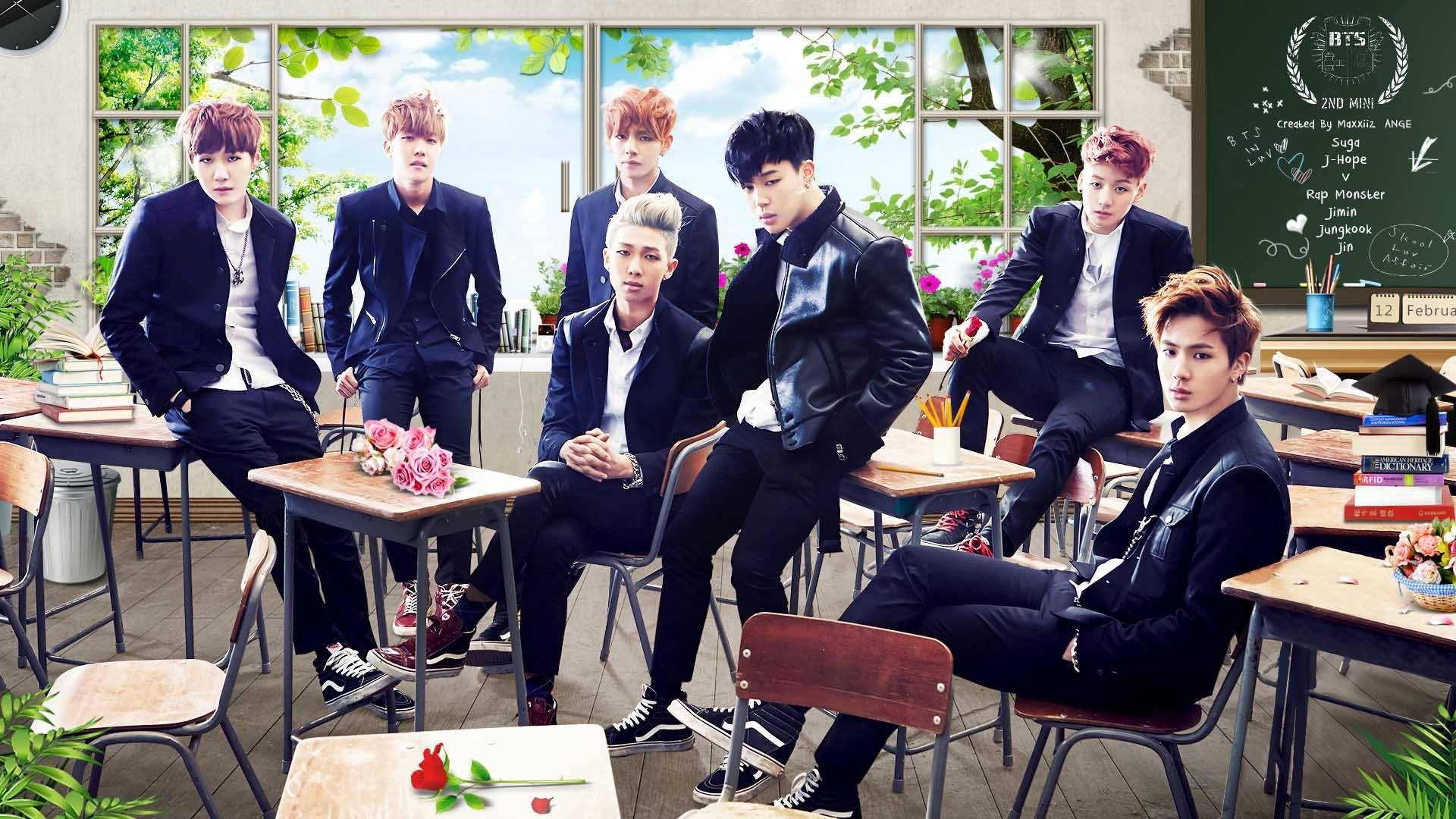 BTS – Kukua kwa Pendo Kwa Kundi Bora la Wavulana Picha ya Ukuta