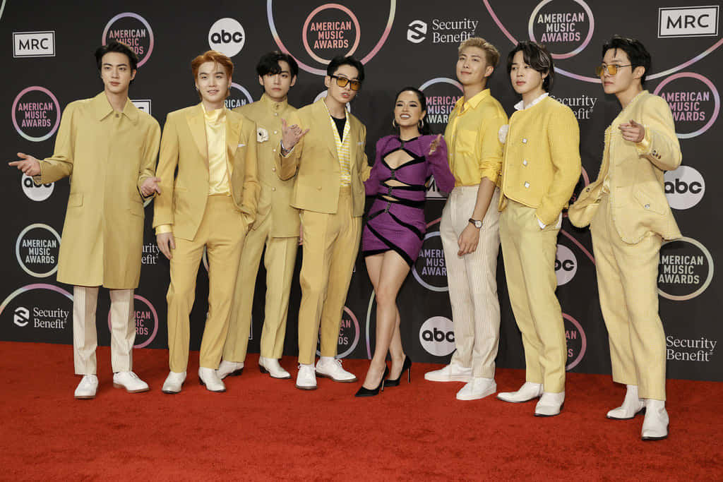 BTS na Becky G Picha Picha ya Ukuta