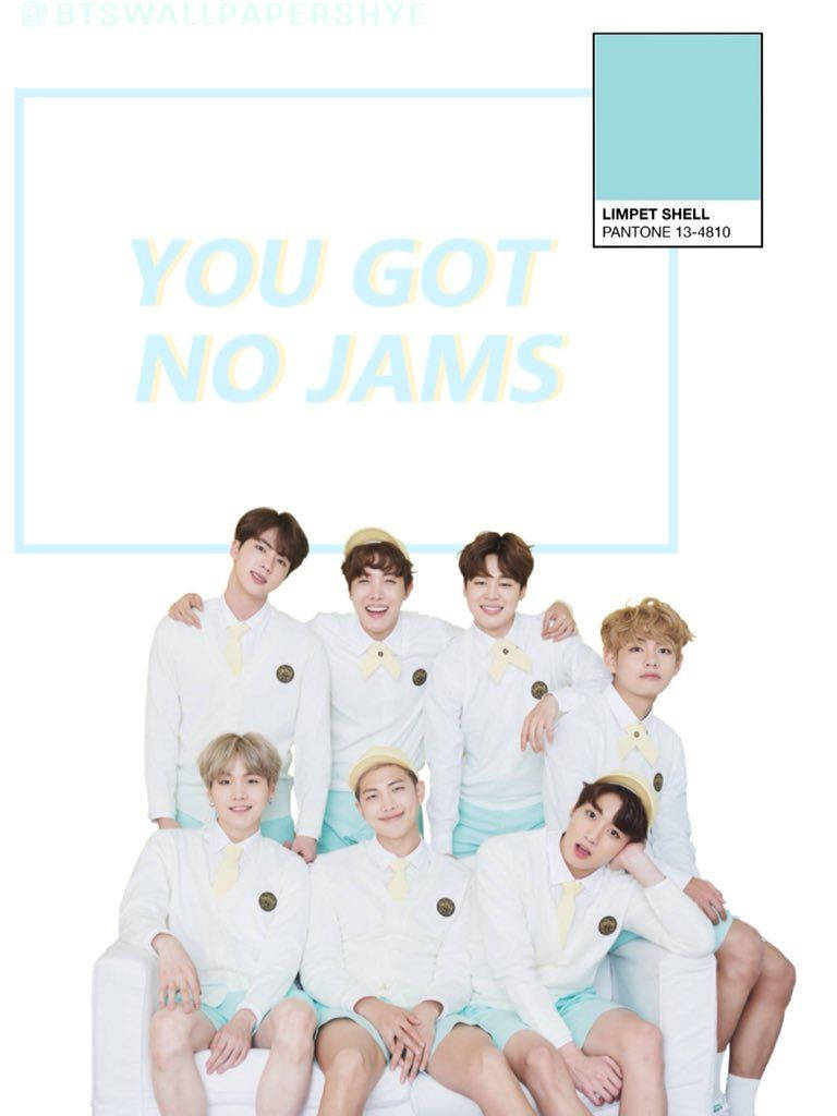 Bts No Jams za Aesthetic Picha ya Ukuta