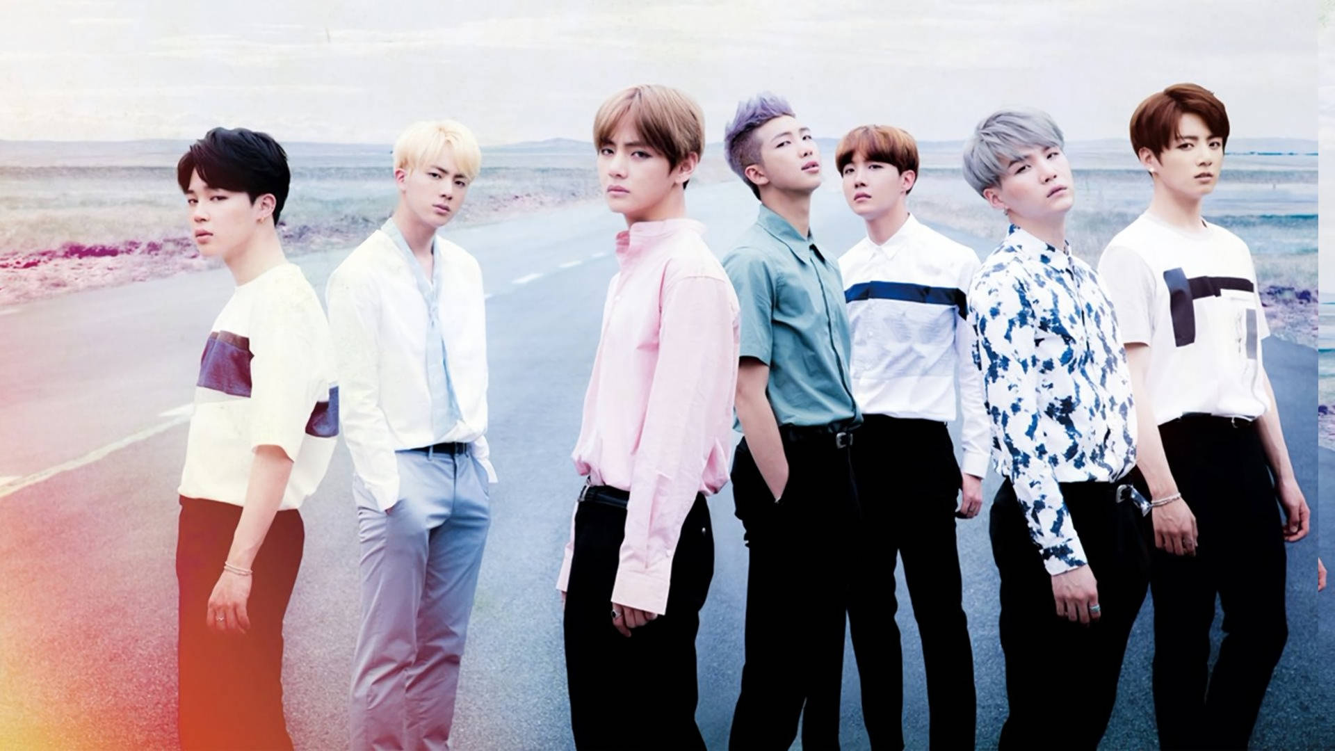 BTS Pamoja Barabarani Picha ya Ukuta