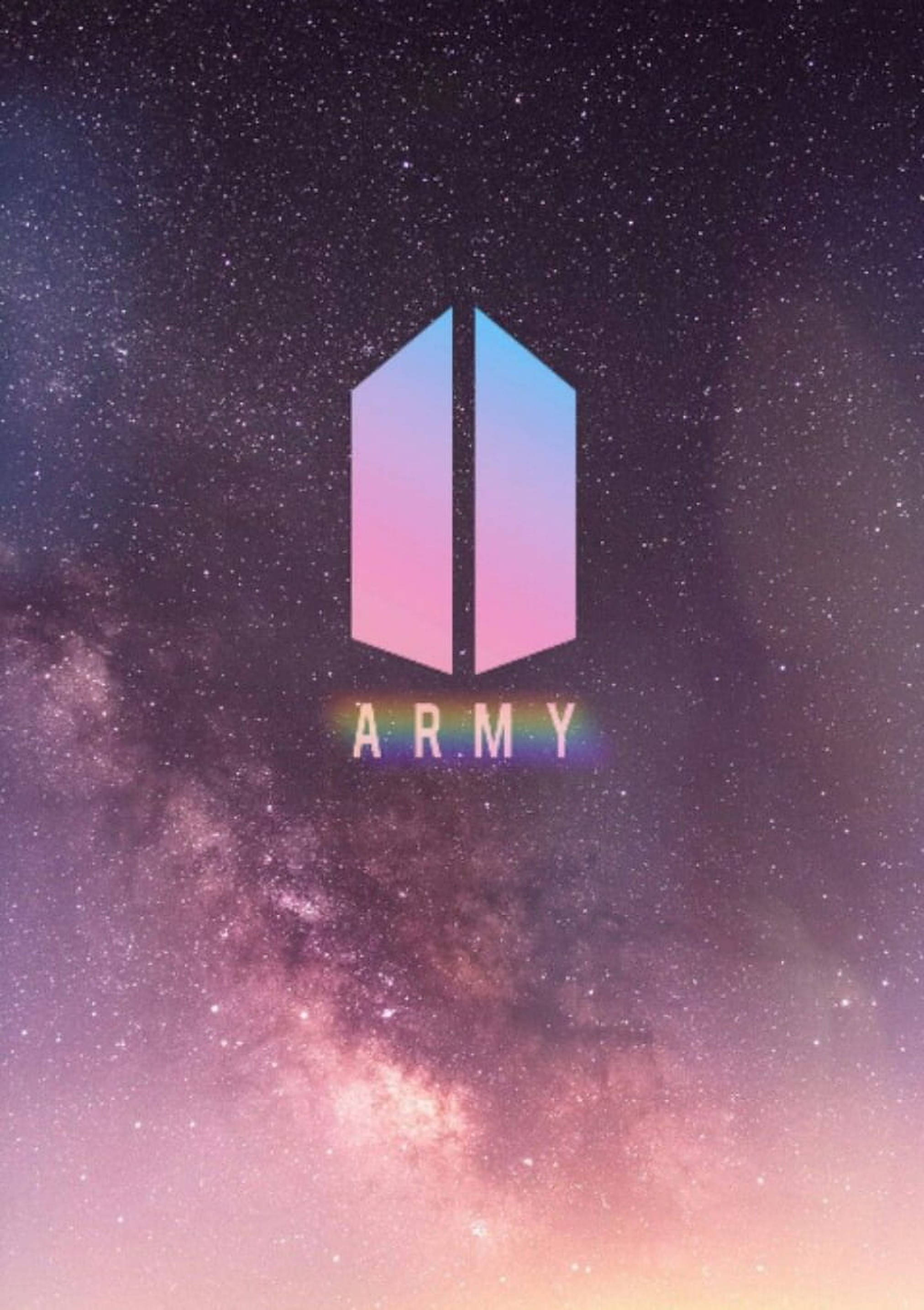 BTS Rainbow Army Picha ya Ukuta