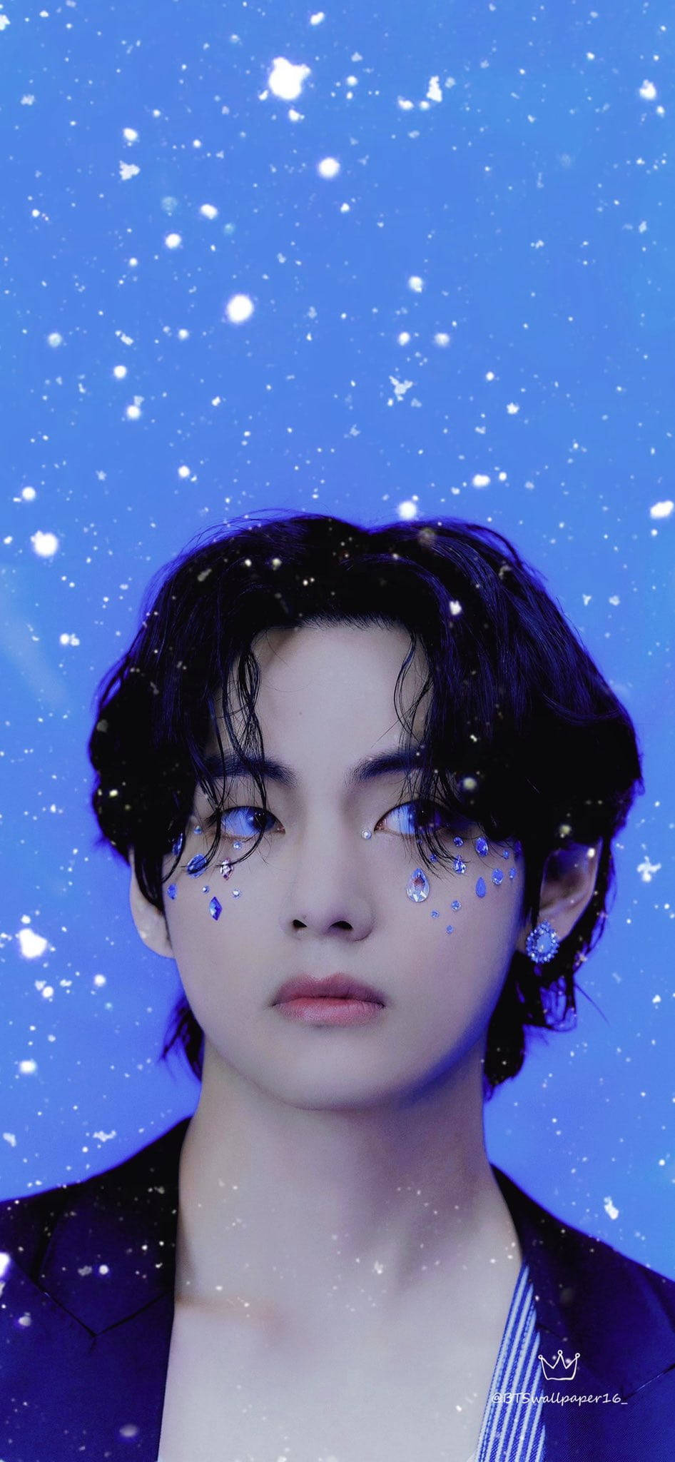 BTS Tae Hyung Mwanga wa Uso Picha ya Ukuta
