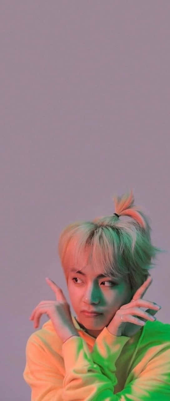 BTS V - Kuongeza Nguvu na Joto kwa BTS Picha ya Ukuta