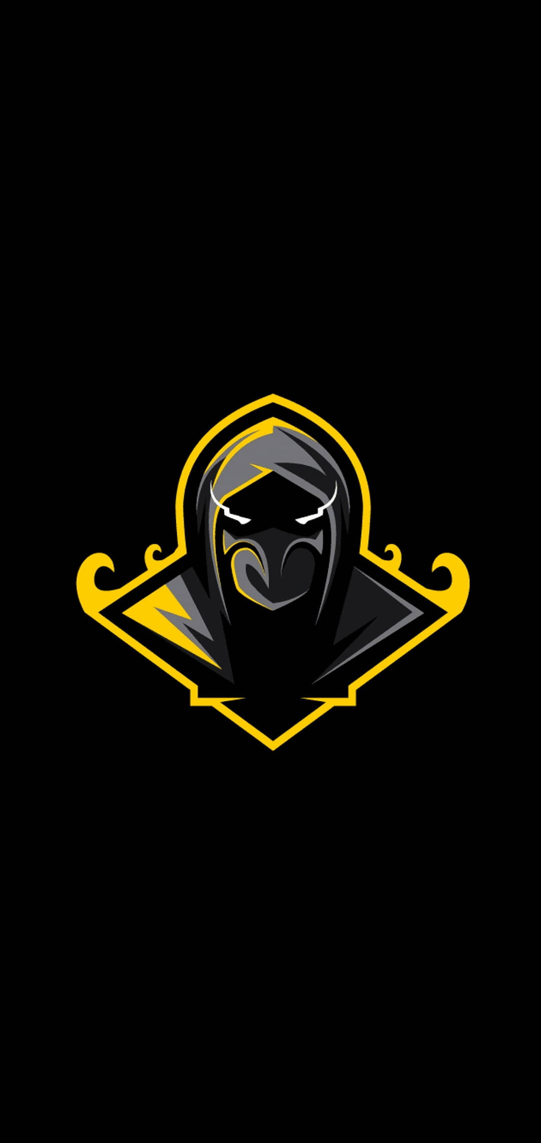 Bull Mwenye Hoodia Gaming Logo HD Picha ya Ukuta