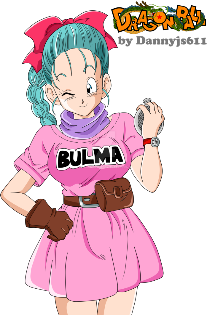 Bulma Kifurushi cha Pink cha Klasiki Dragon Ball Picha ya Ukuta