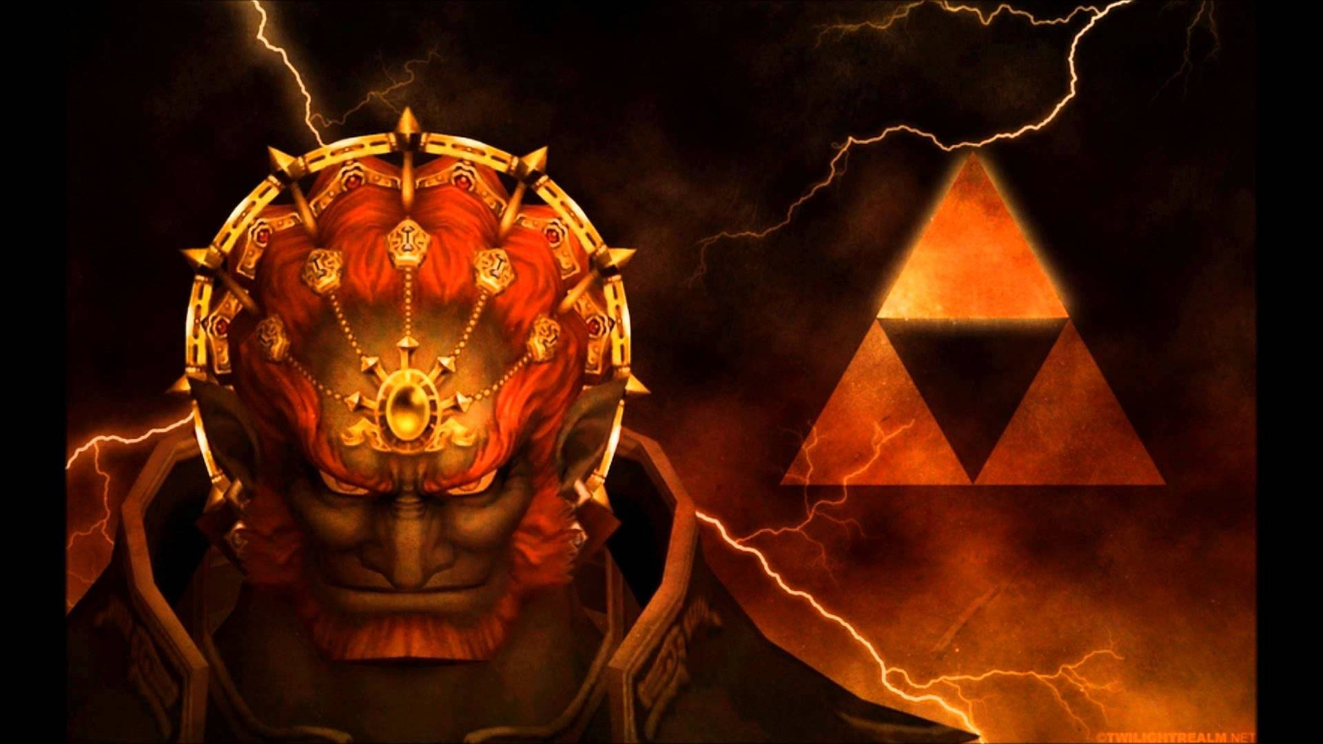 Bwana Giza Ganondorf katika The Legend of Zelda kwa Mandhari ya Giza Picha ya Ukuta