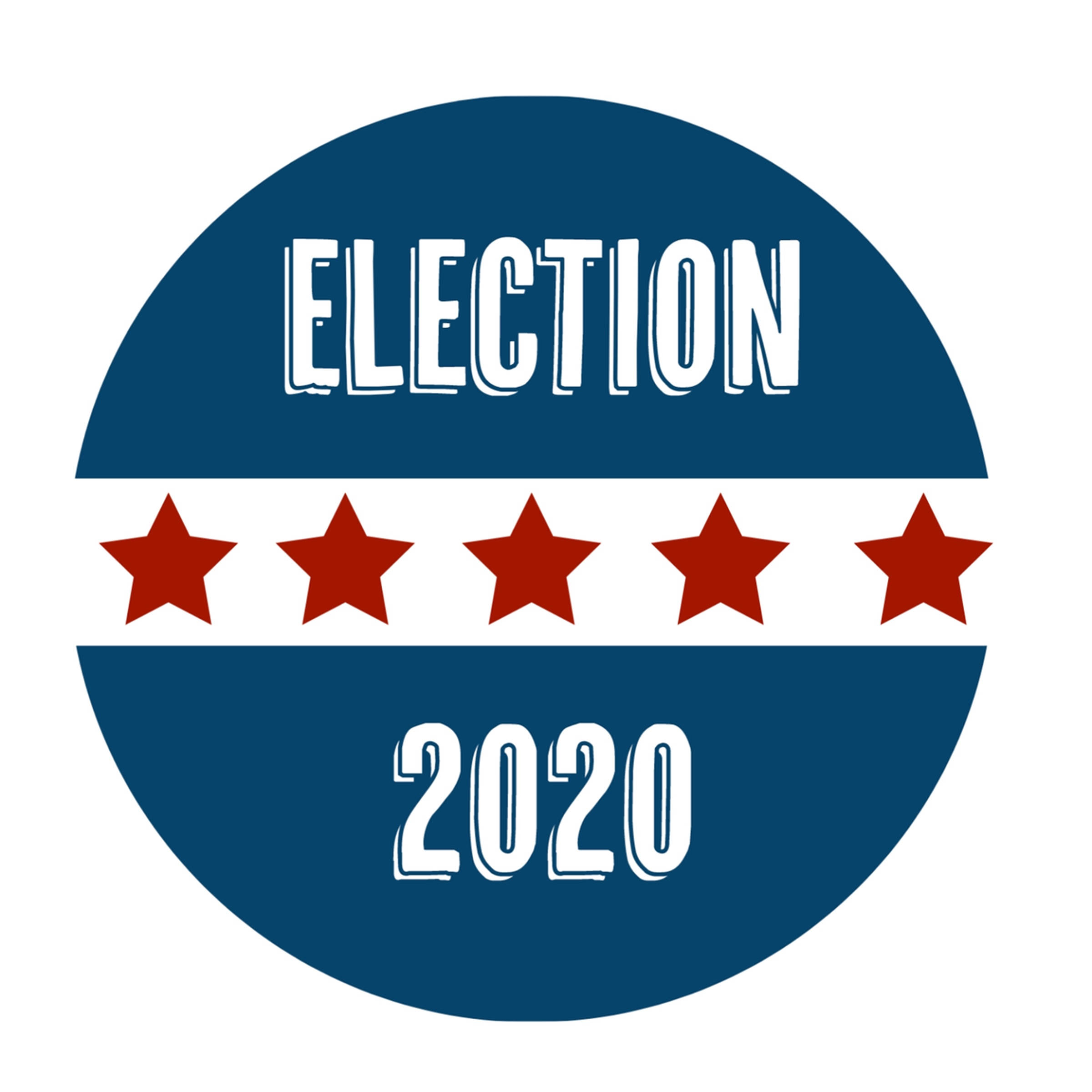 Caption: 2020 Election Campaign Bumper Sticker Picha ya Ukuta