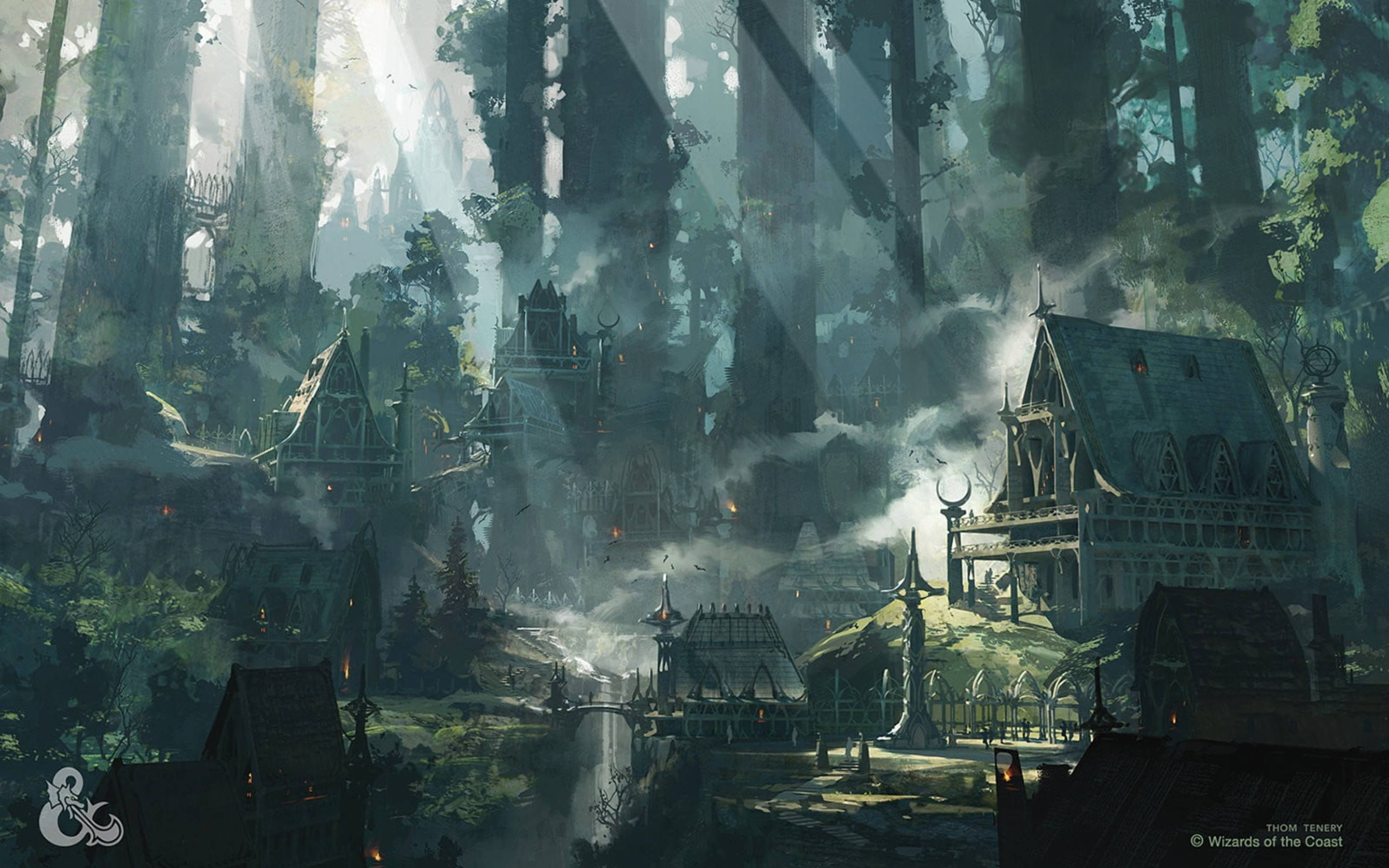 Caption: An Epic Fantasy Adventure Awaits Picha ya Ukuta