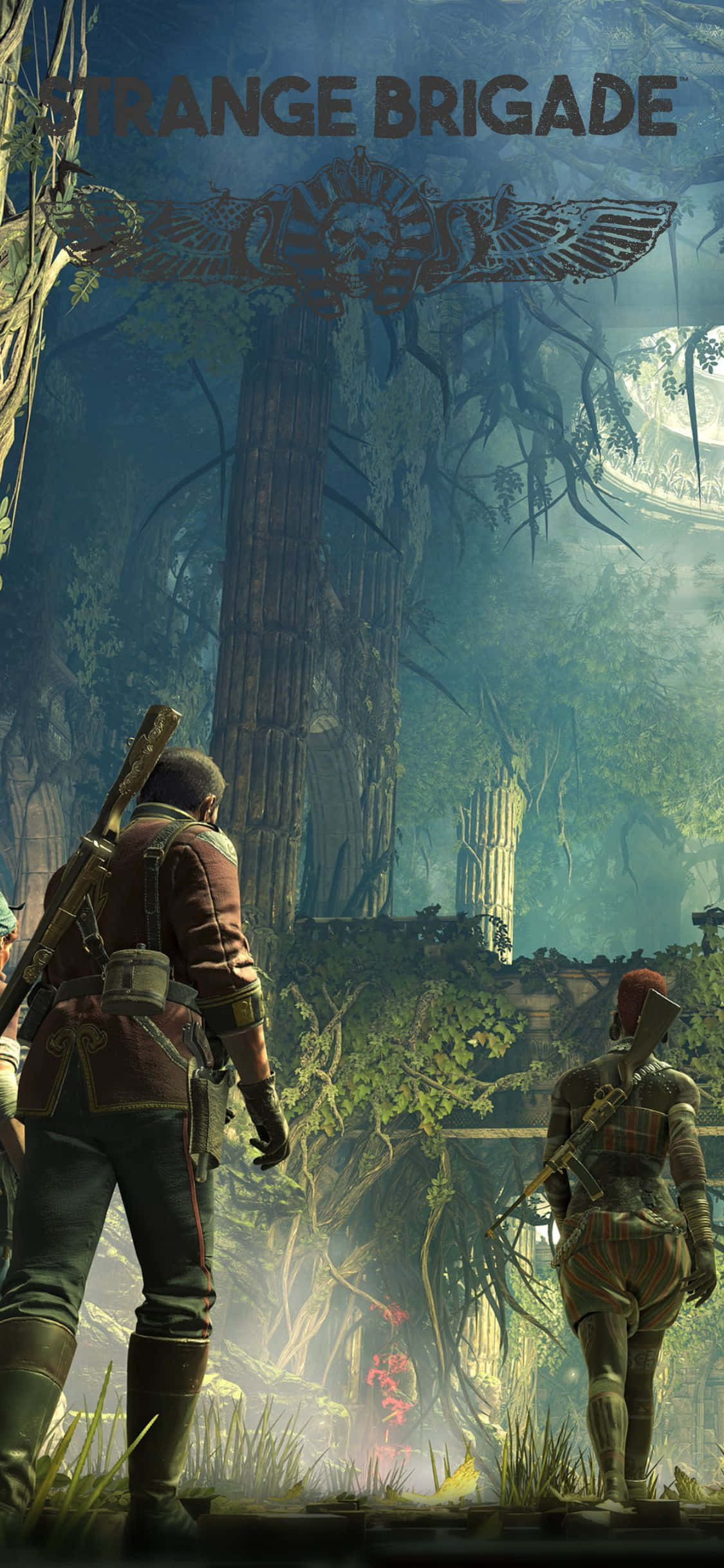 Kifungu: Background ya Ajabu ya Strange Brigade Game kwa iPhone X Picha ya Ukuta
