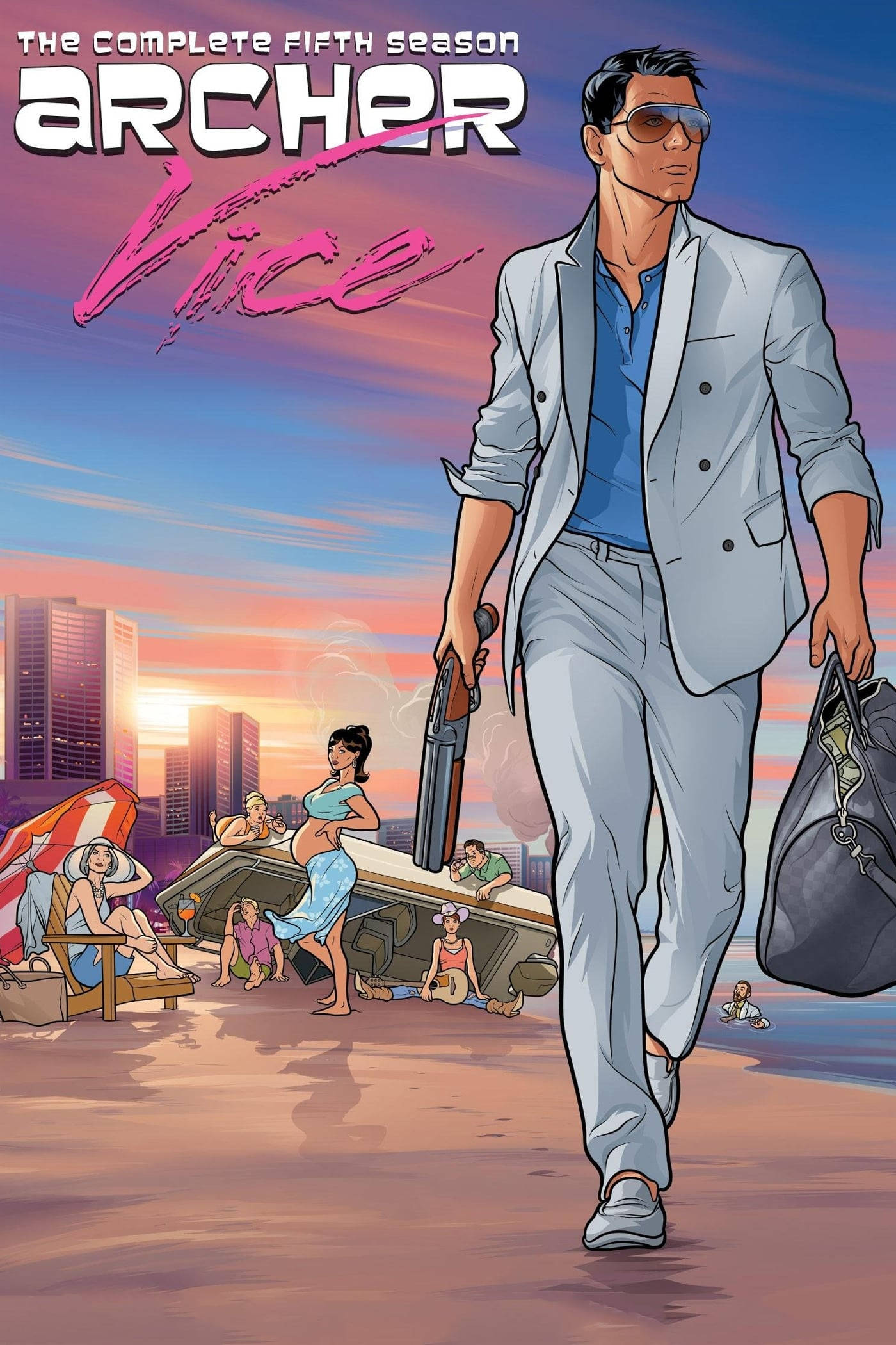 Captivating Archer Vice Poster Picha ya Ukuta