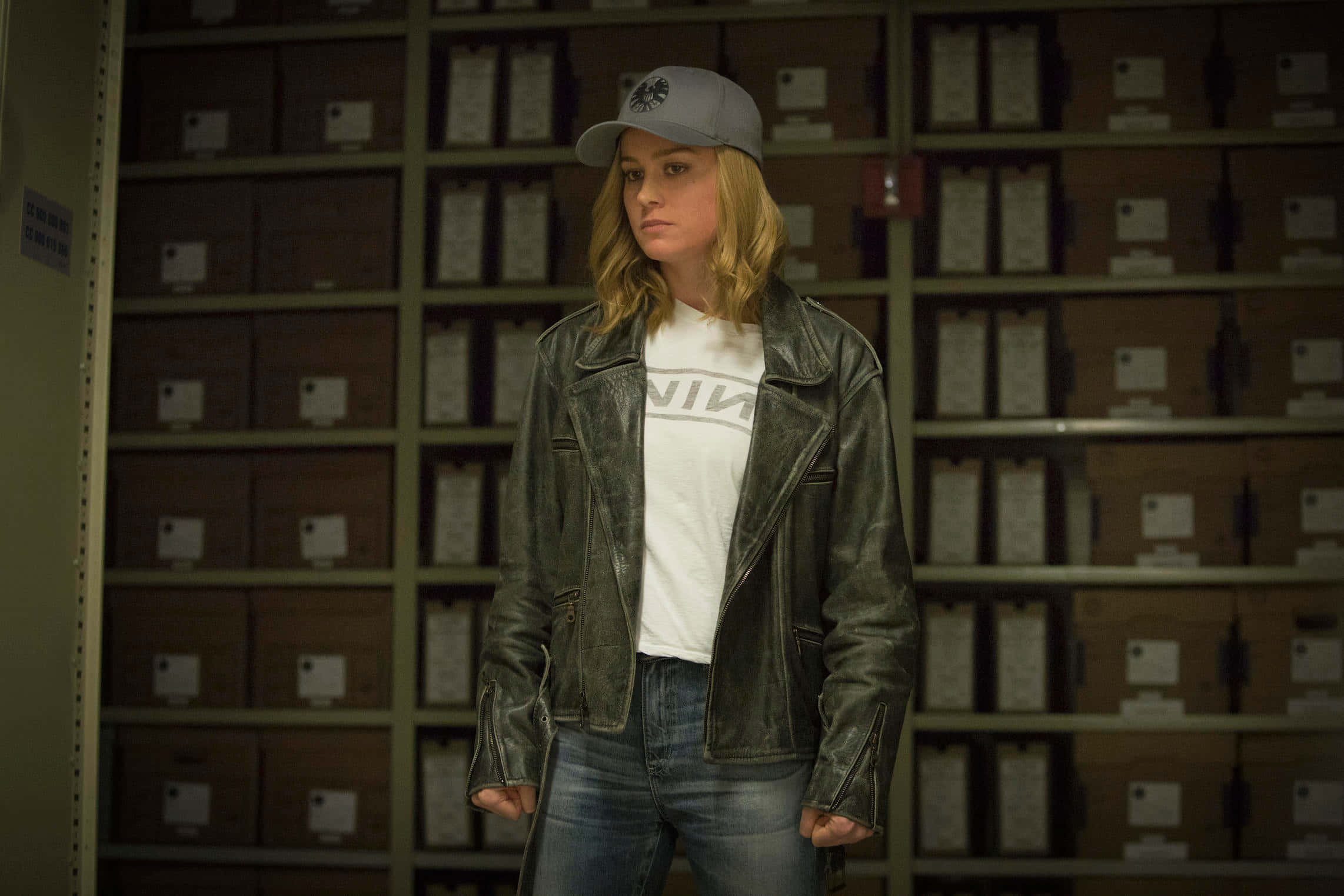 Carol Danvers wa Kapteni Marvel Picha ya Ukuta