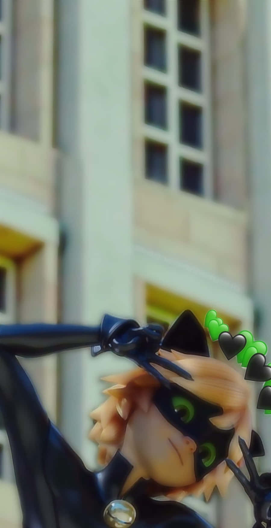Cat Noir kwa ushindi! Picha ya Ukuta