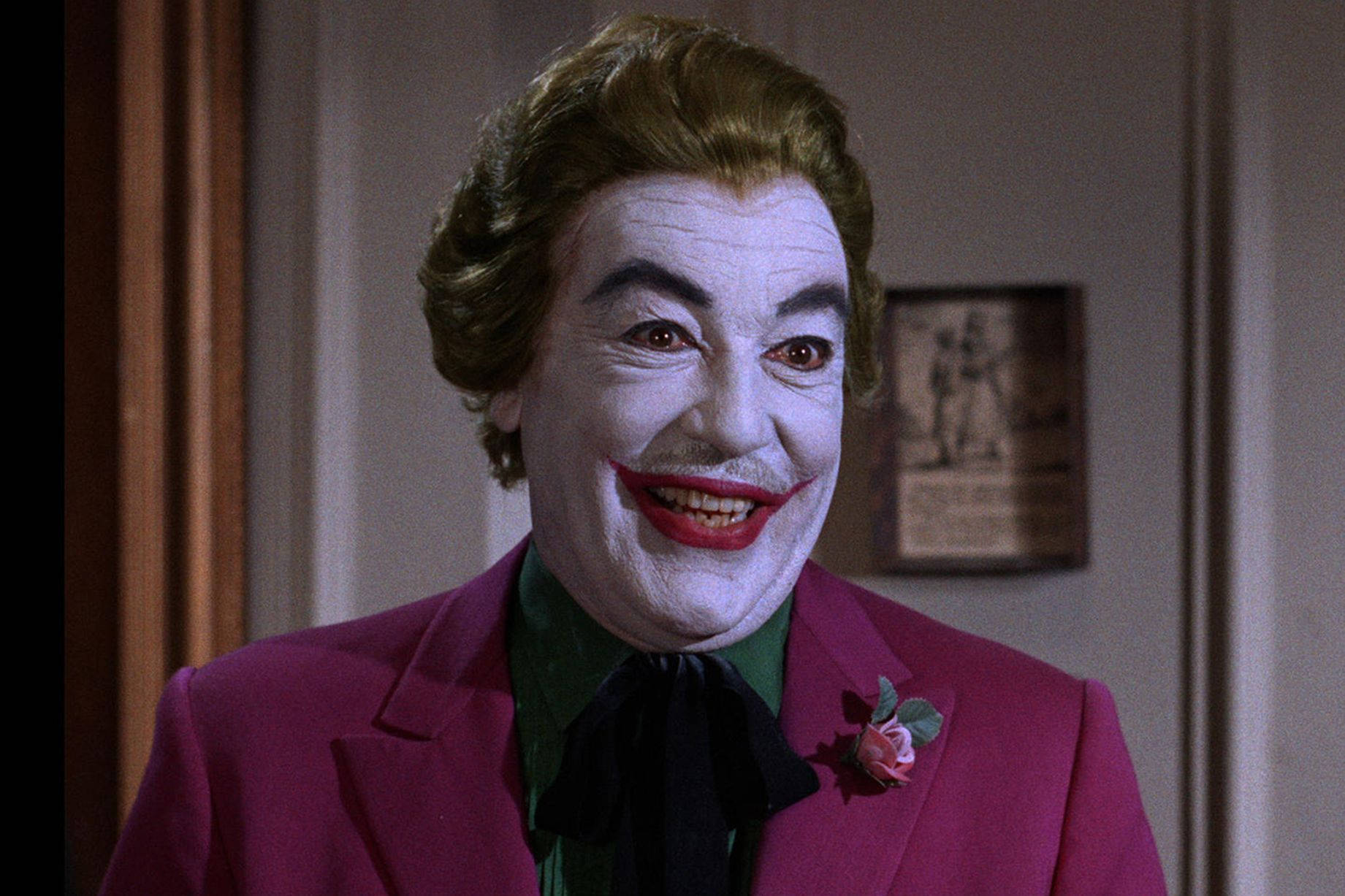 Cesar Romero mwenye tabasamu Joker Picha ya Ukuta