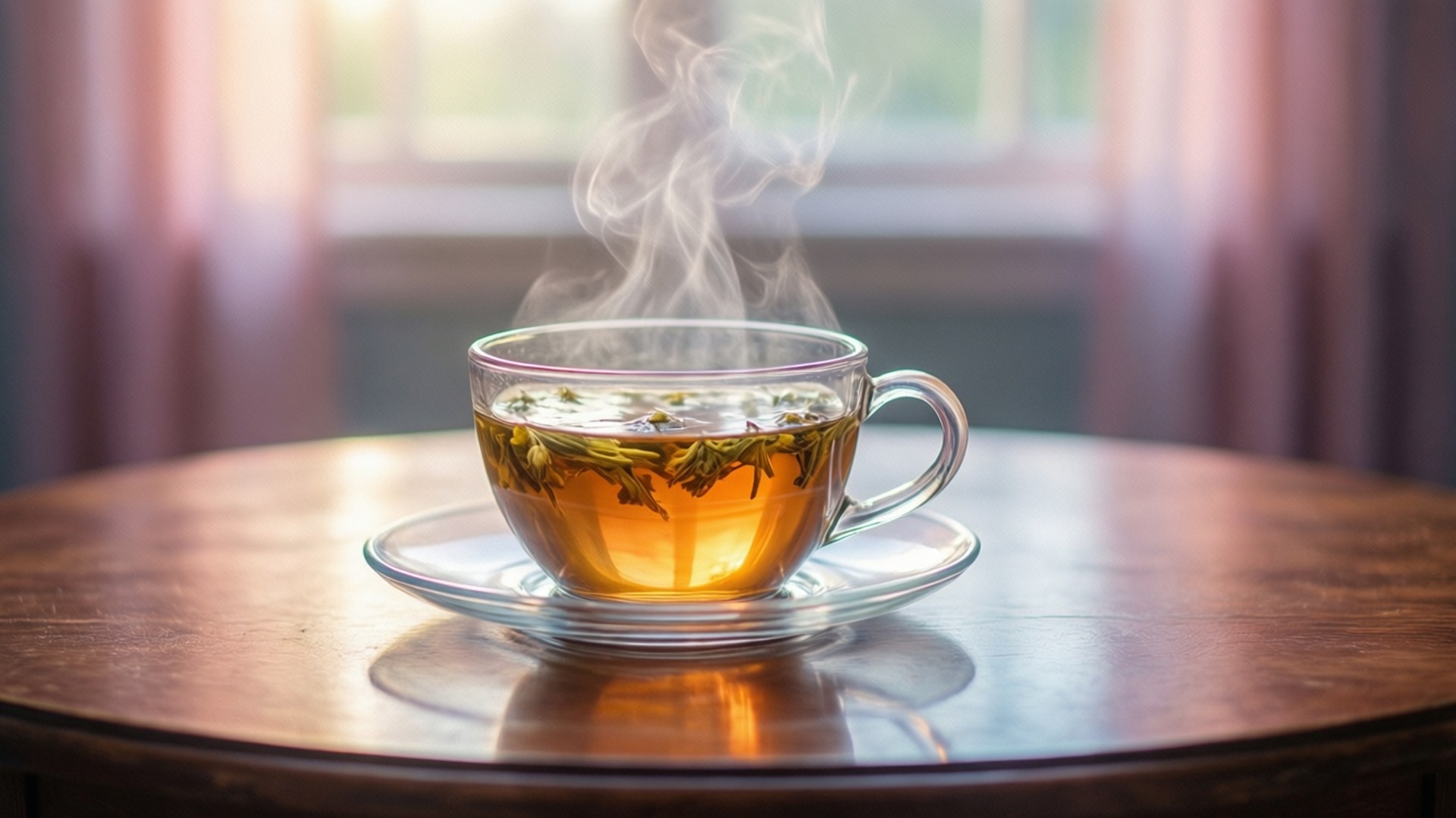 Chai ya Asubuhi yenye Utulivu Picha ya Ukuta