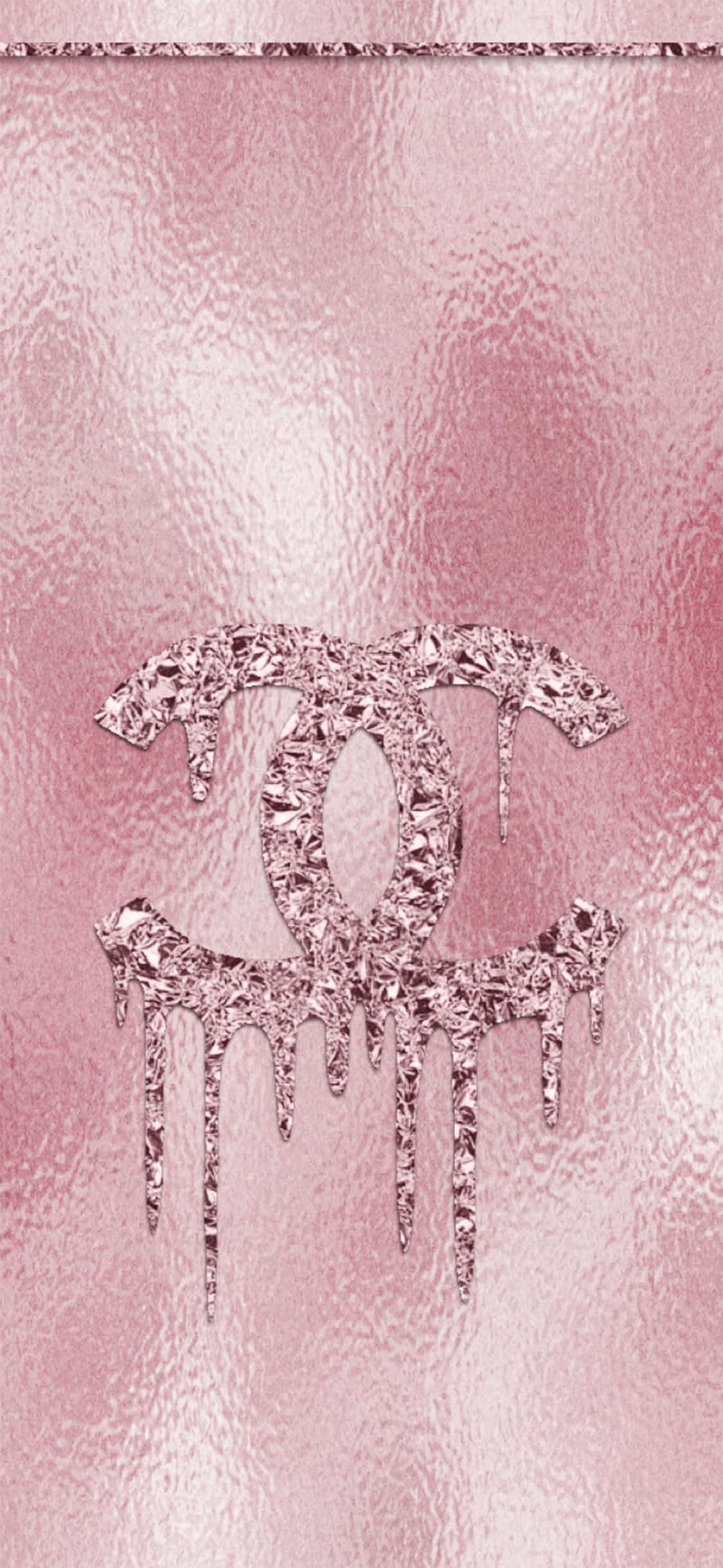 chanel - iced eye - pink Picha ya Ukuta