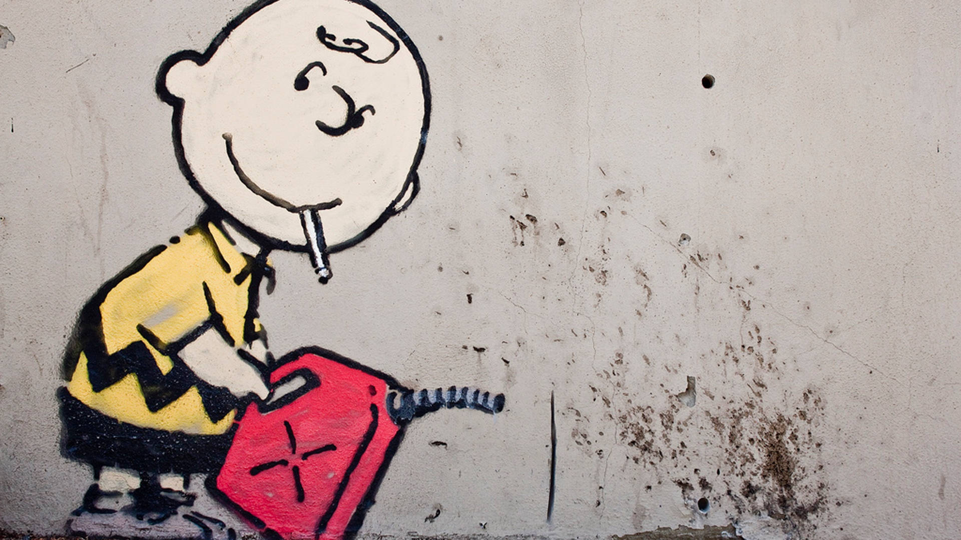 Charlie Brown wa Anime wa Kichekesho Picha ya Ukuta