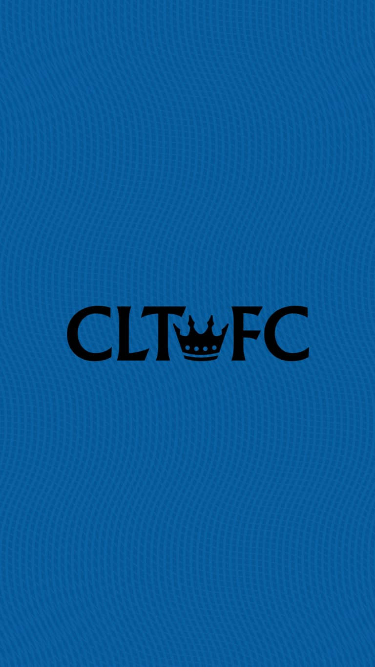 Charlotte FC CLT FC Bluu Giza Picha ya Ukuta