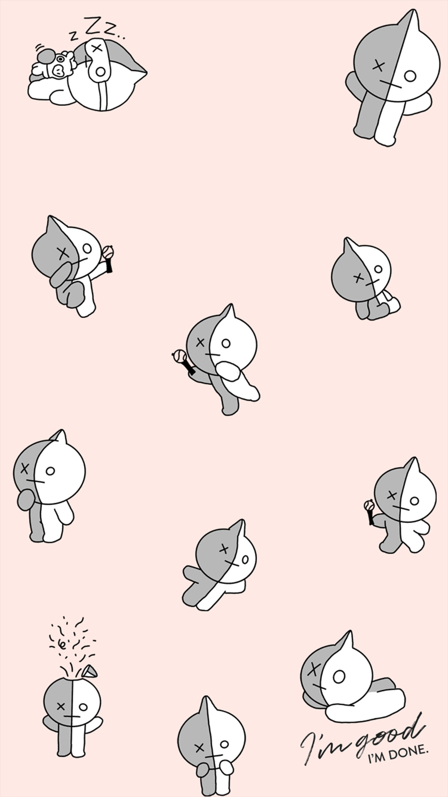 Charming Van BT21 Picha ya Ukuta