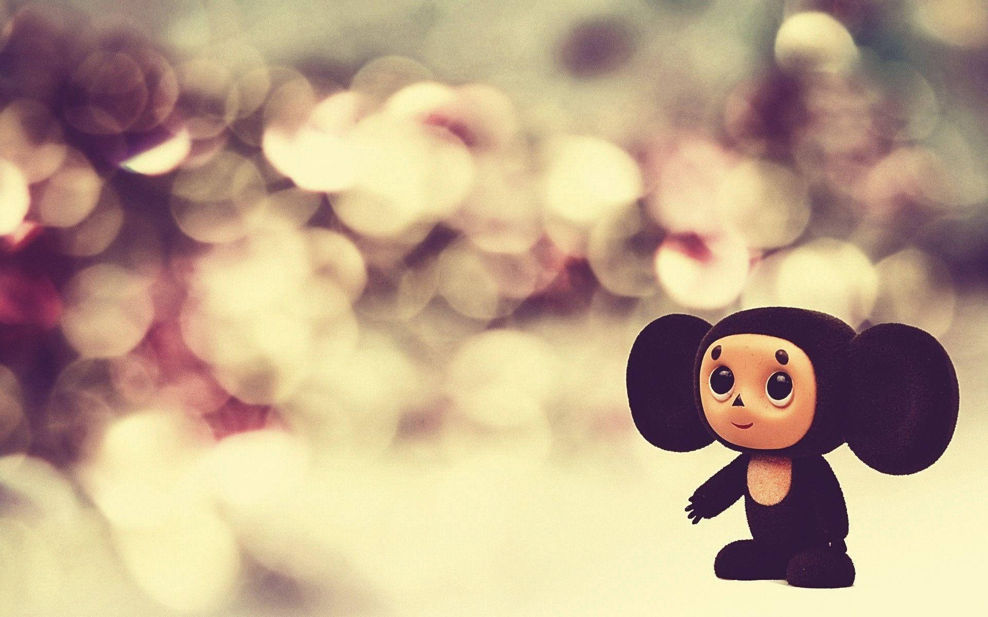 Cheburashka Bokeh Saha Kompyuta Picha ya Ukuta