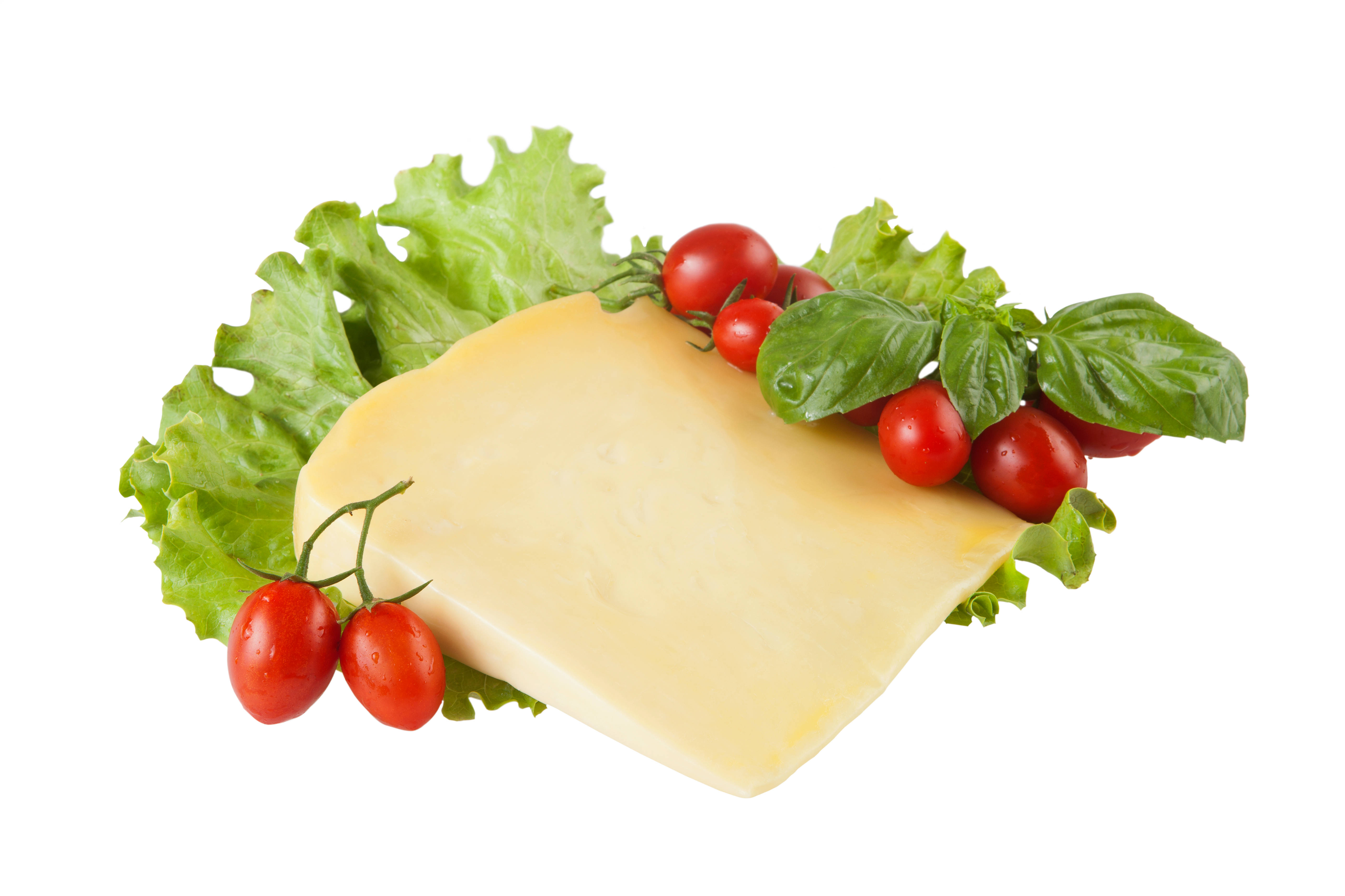 Cheese Slice With Tomatoes Picha ya Ukuta