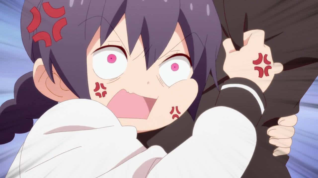 Cheka Kwa Sauti na Mhusika Huyu Mzuri wa Anime Picha ya Ukuta
