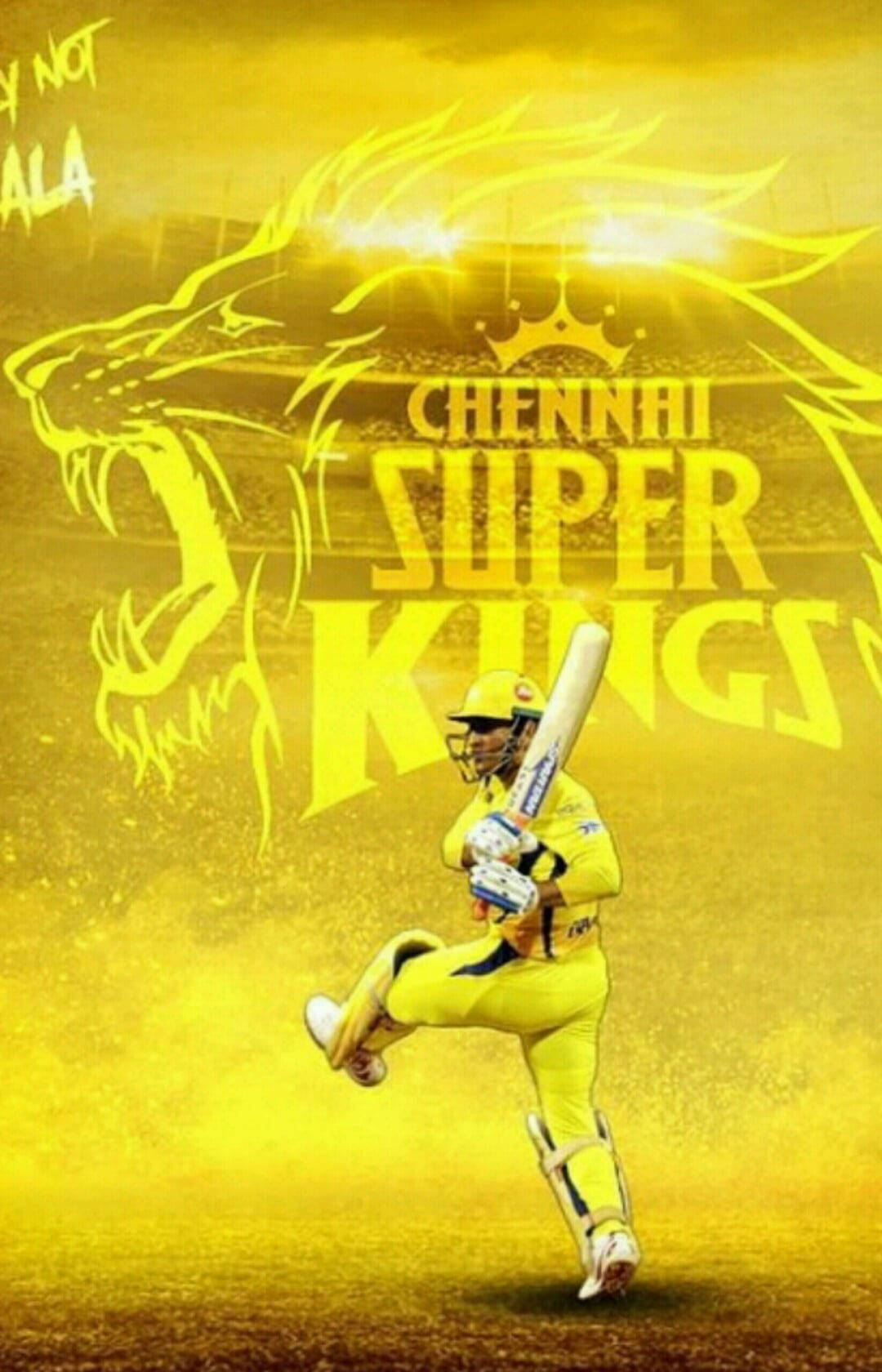 Chennai Super Kings Simba wa Dhahabu Picha ya Ukuta