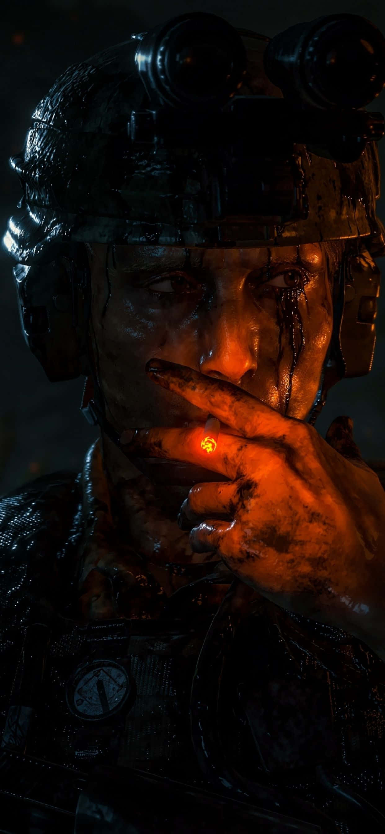 Cheza Death Stranding kwenye iPhone Xs Max Picha ya Ukuta