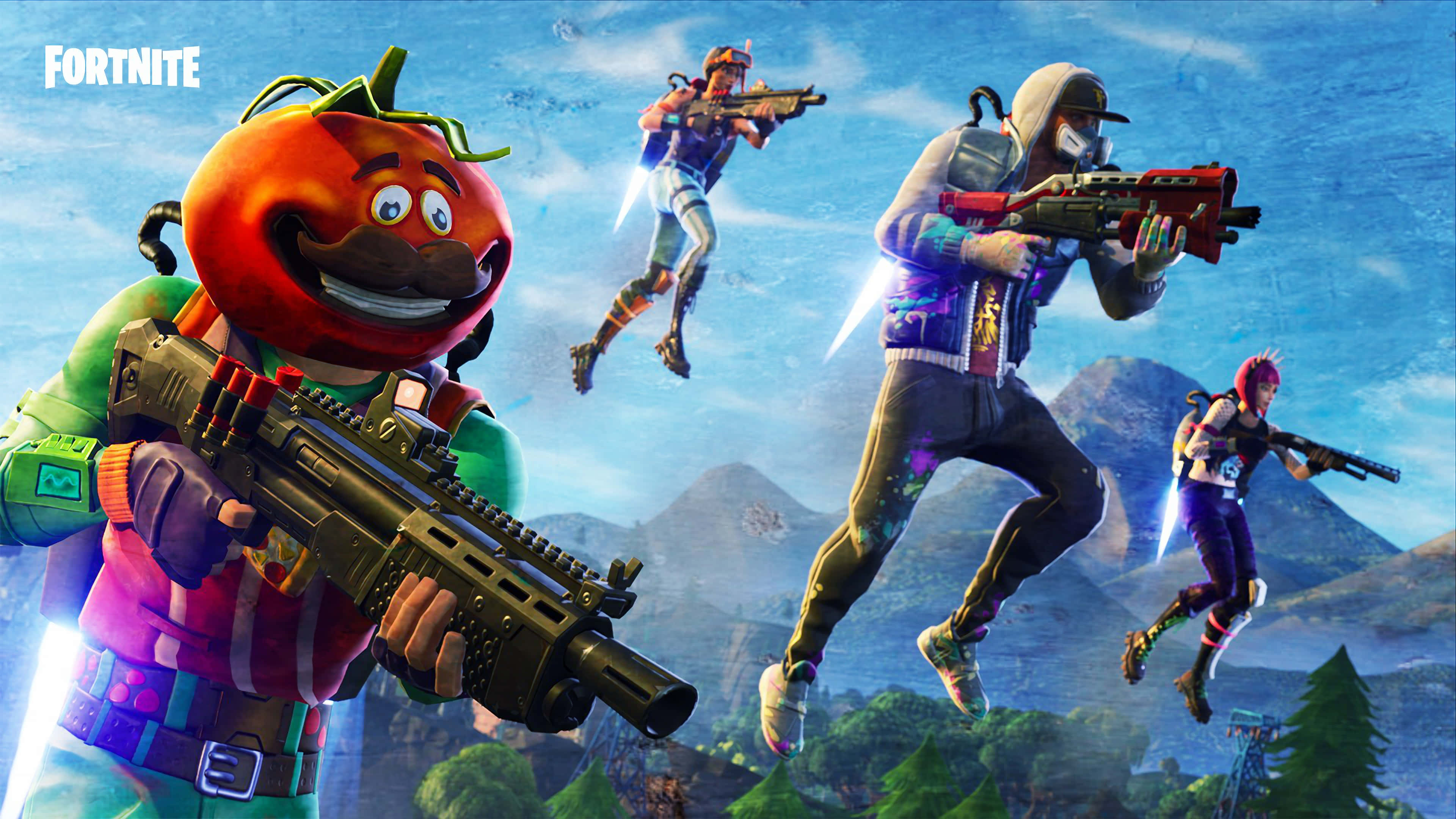 Cheza Fortnite na Ujisikie Msisimko! Picha ya Ukuta