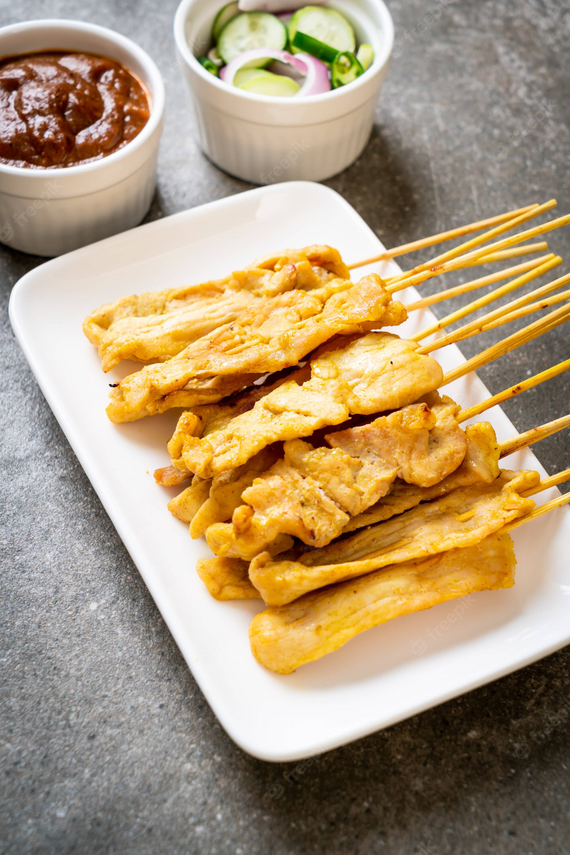 Chicken Satay ya Kikamilifu - Mshindi wa Asia ya Kusini Picha ya Ukuta