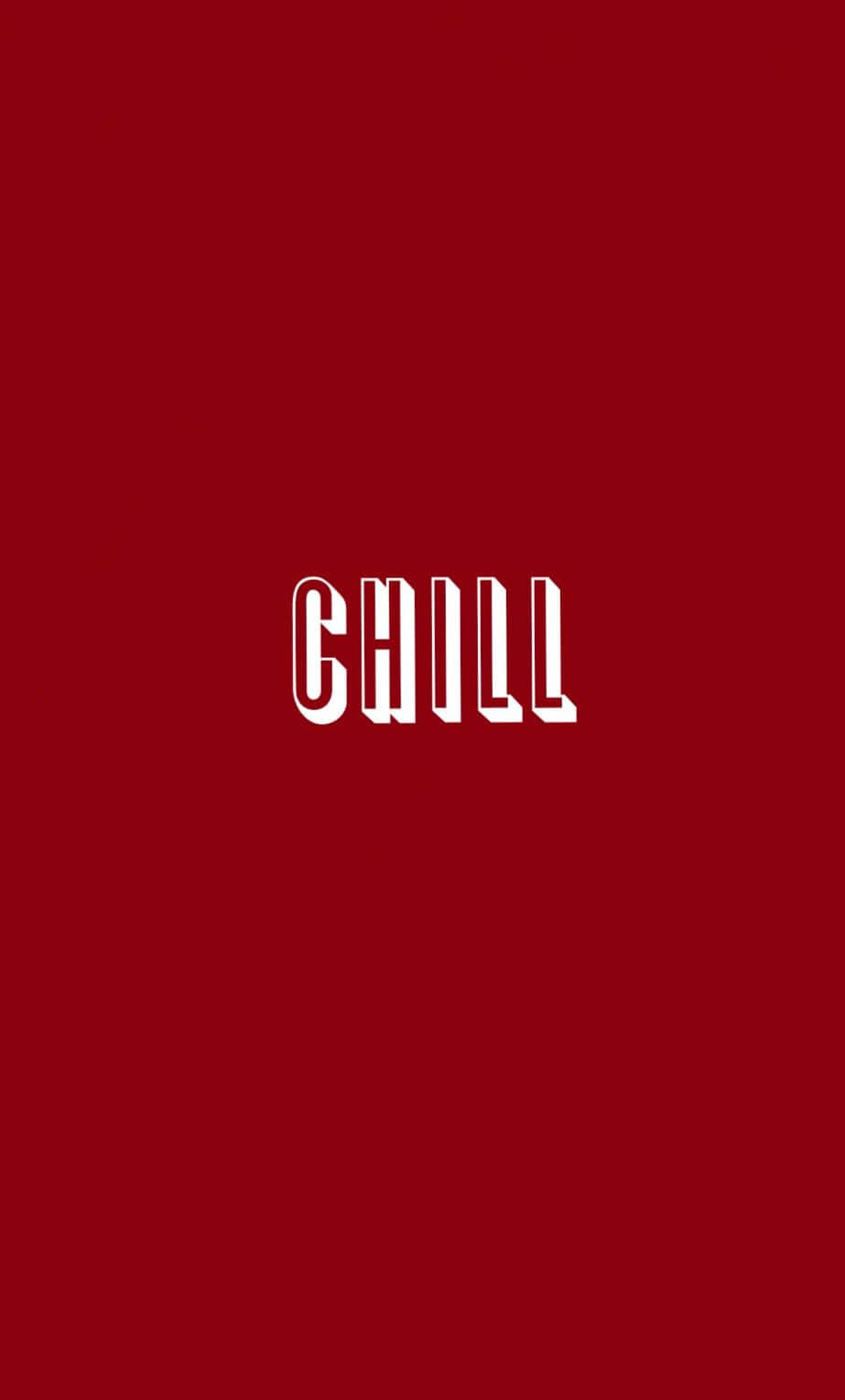 Chill Nyekundu Aesthetic Picha ya Ukuta