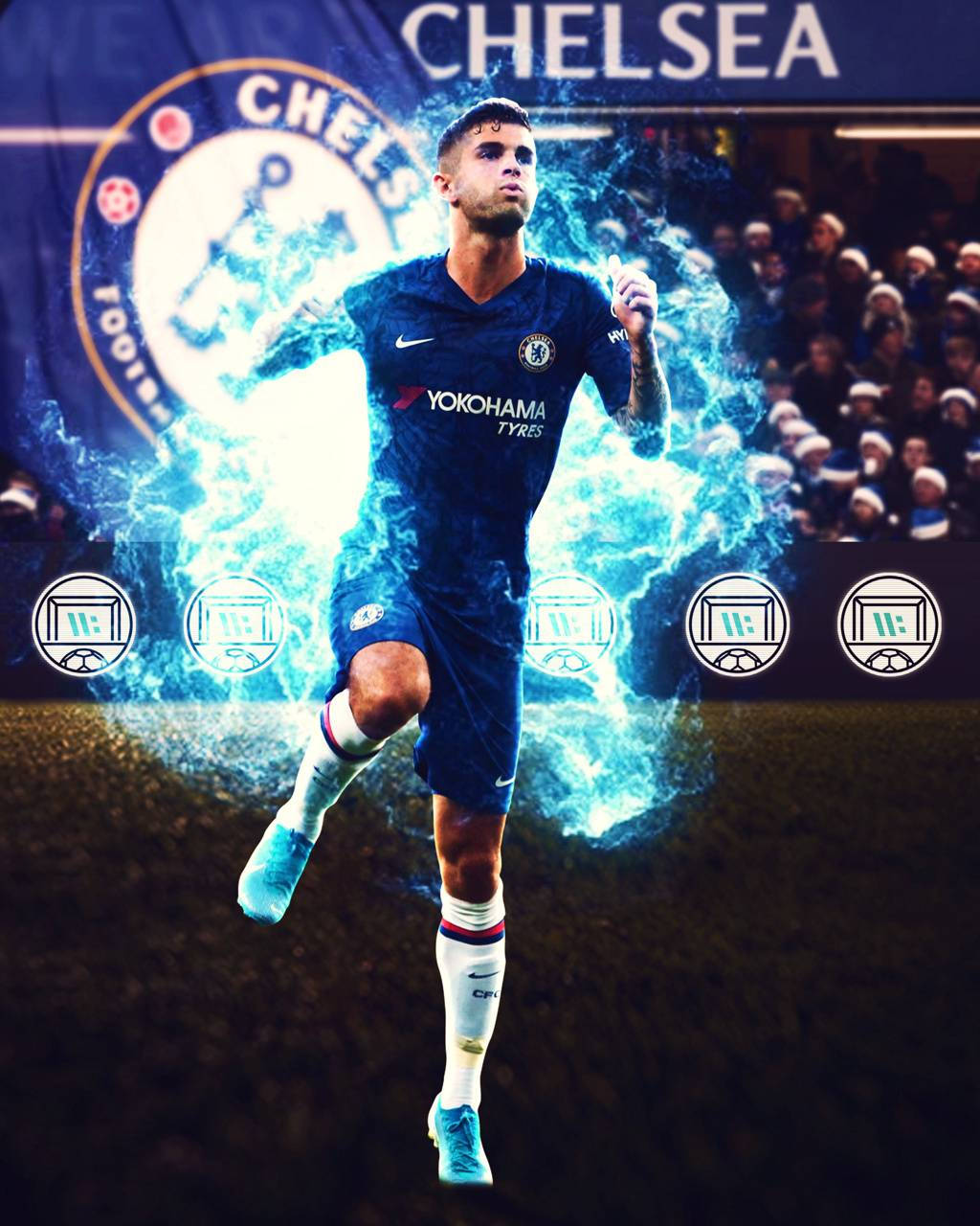 Christian Pulisic Dramatiki Picha ya Ukuta