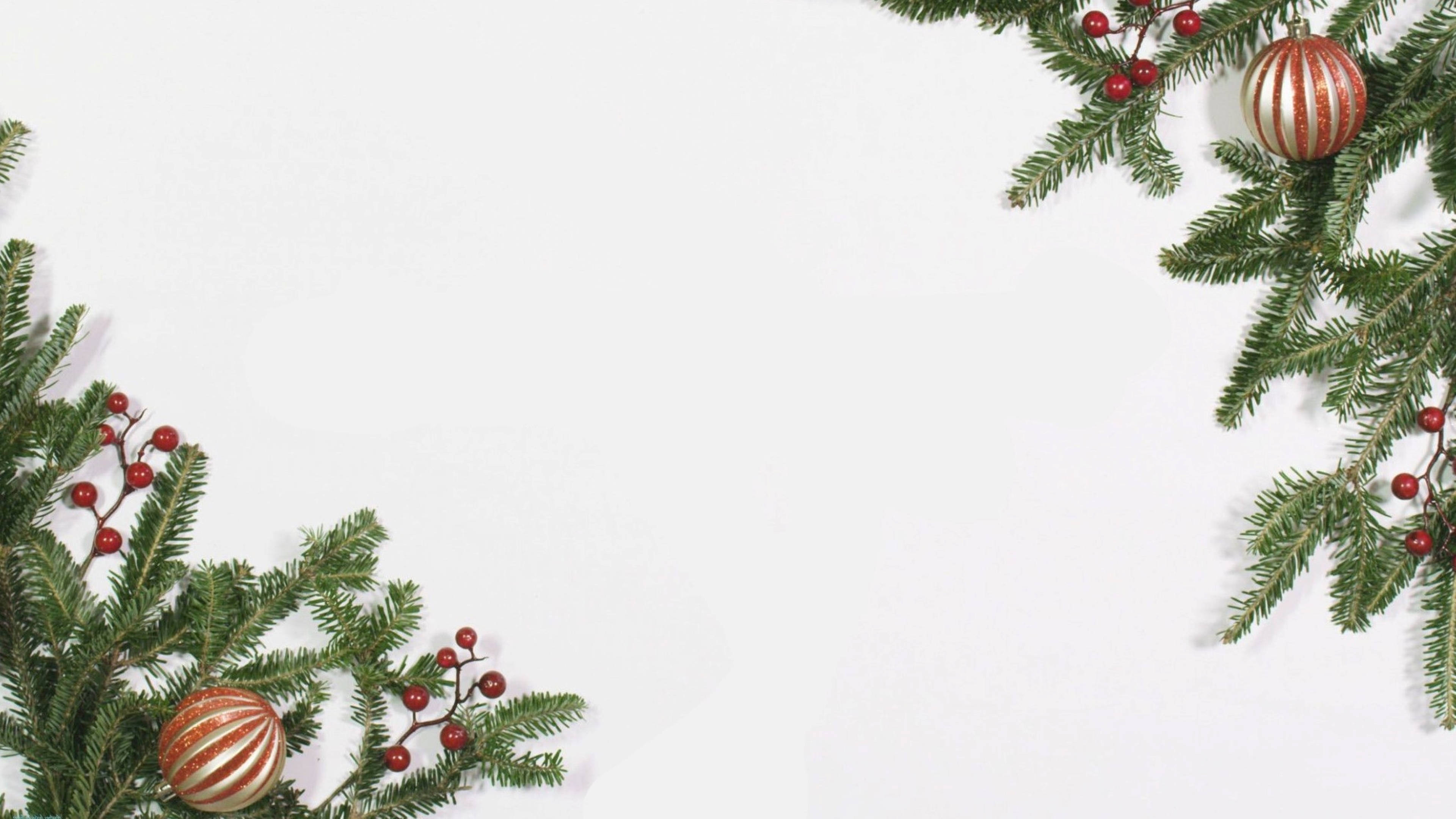 Christmas Aesthetic Garland Na Berries Picha ya Ukuta