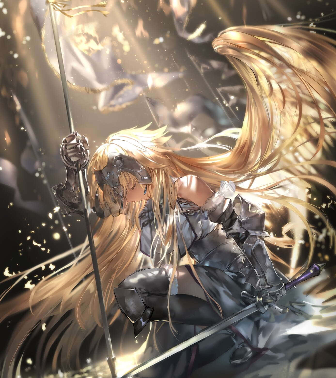 "Chukua mabishano yako hadi kiwango cha juu na Fate Grand Order" Picha ya Ukuta