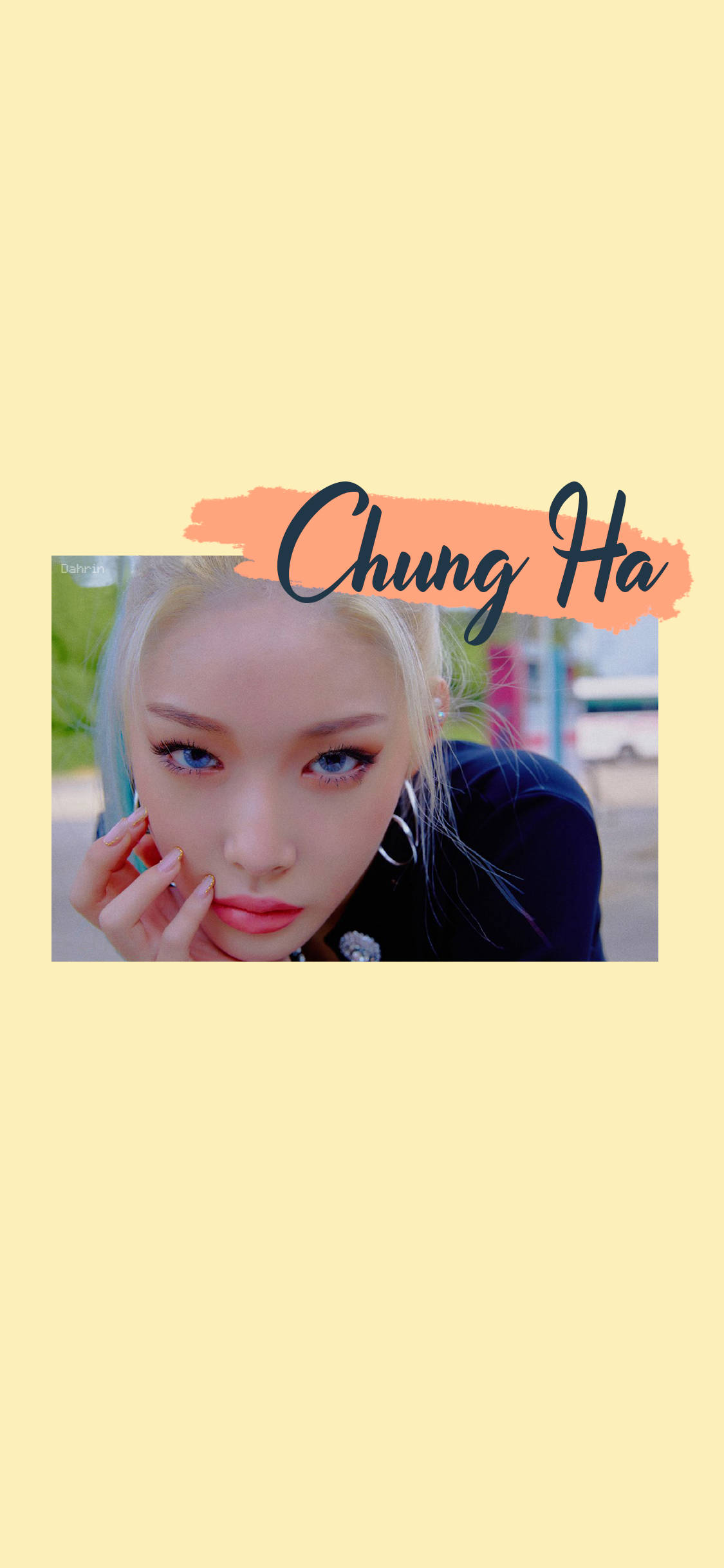 Chungha Sanaa ya Wafan Picha ya Ukuta