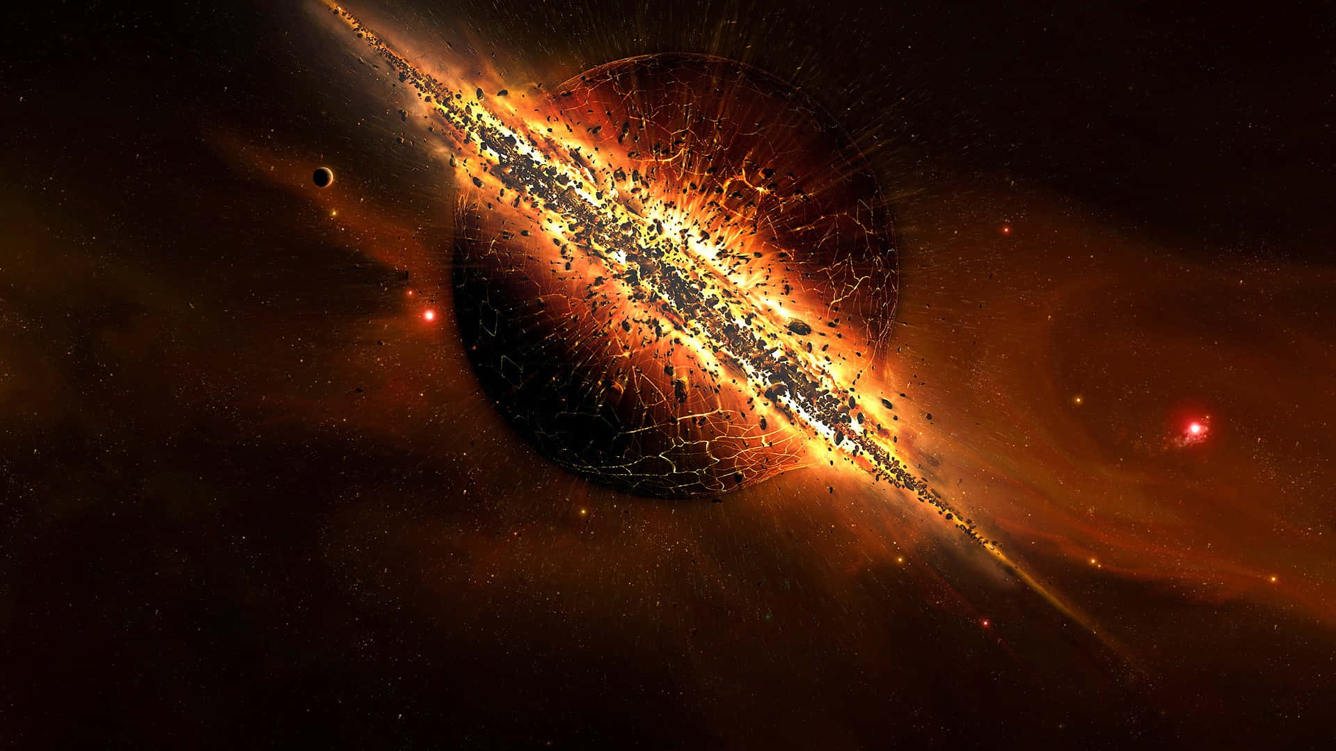 Chunguza kina cha ulimwengu na Space Aesthetic Picha ya Ukuta