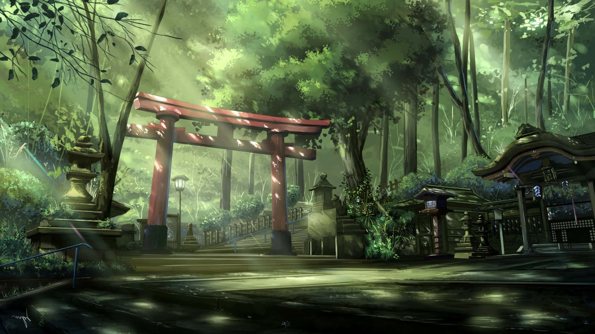 Chunguza Mandhari ya Anime yenye Uwezekano Usio na Kikomo Picha ya Ukuta
