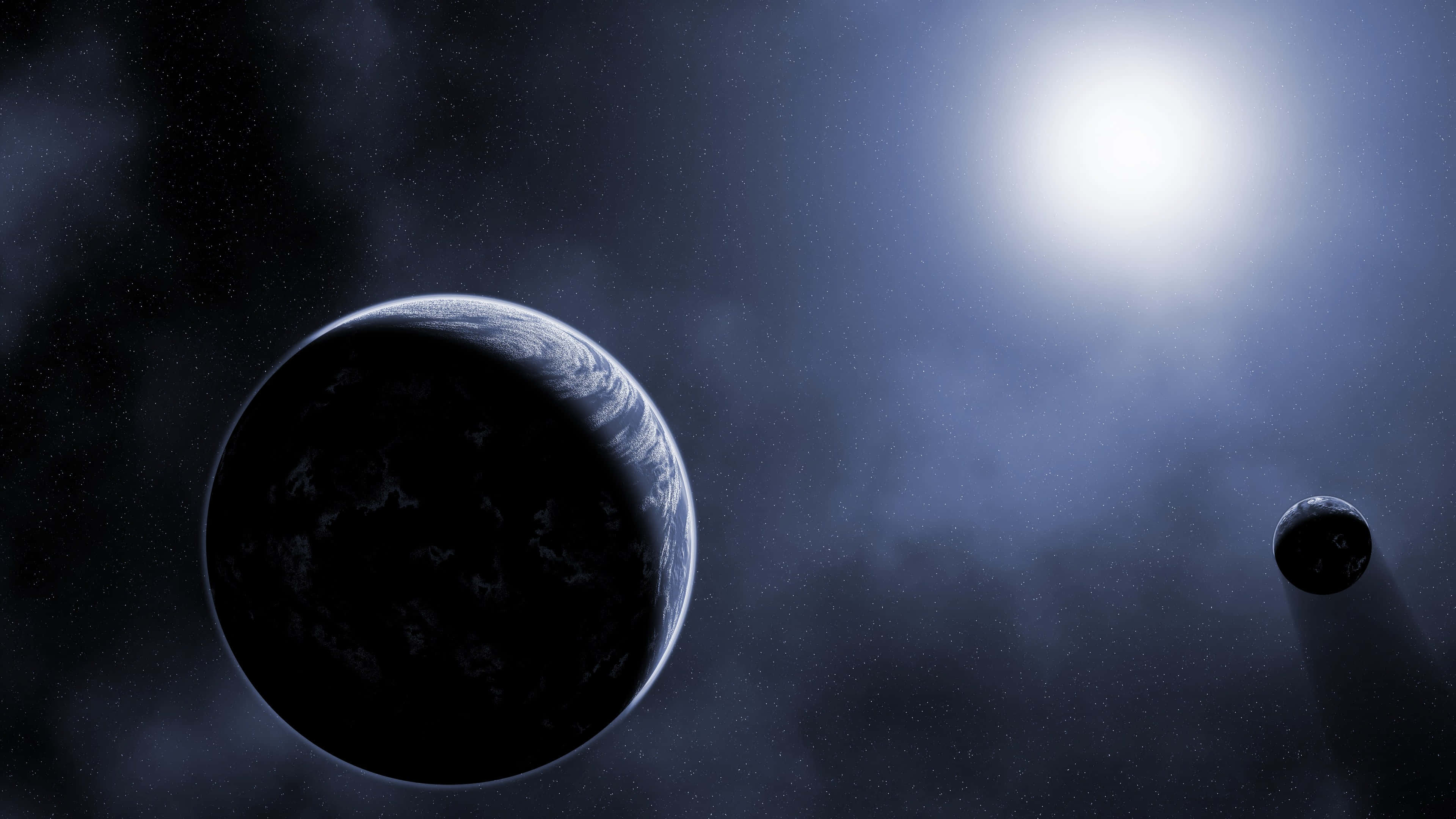 Chunguza ulimwengu na 4K Space Picha ya Ukuta