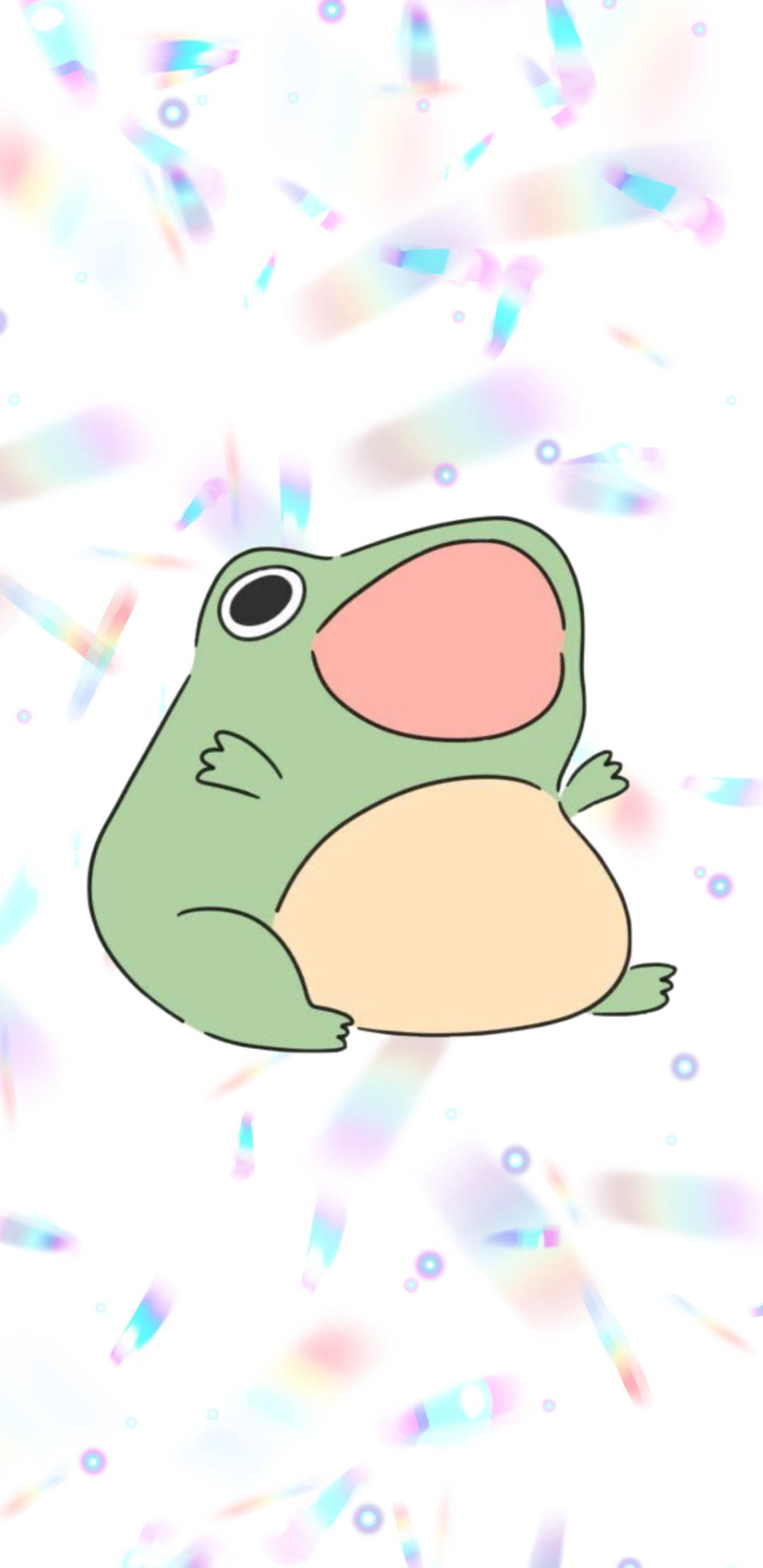 Chura Anayepiga Kelele iPad ya Kawaii Picha ya Ukuta