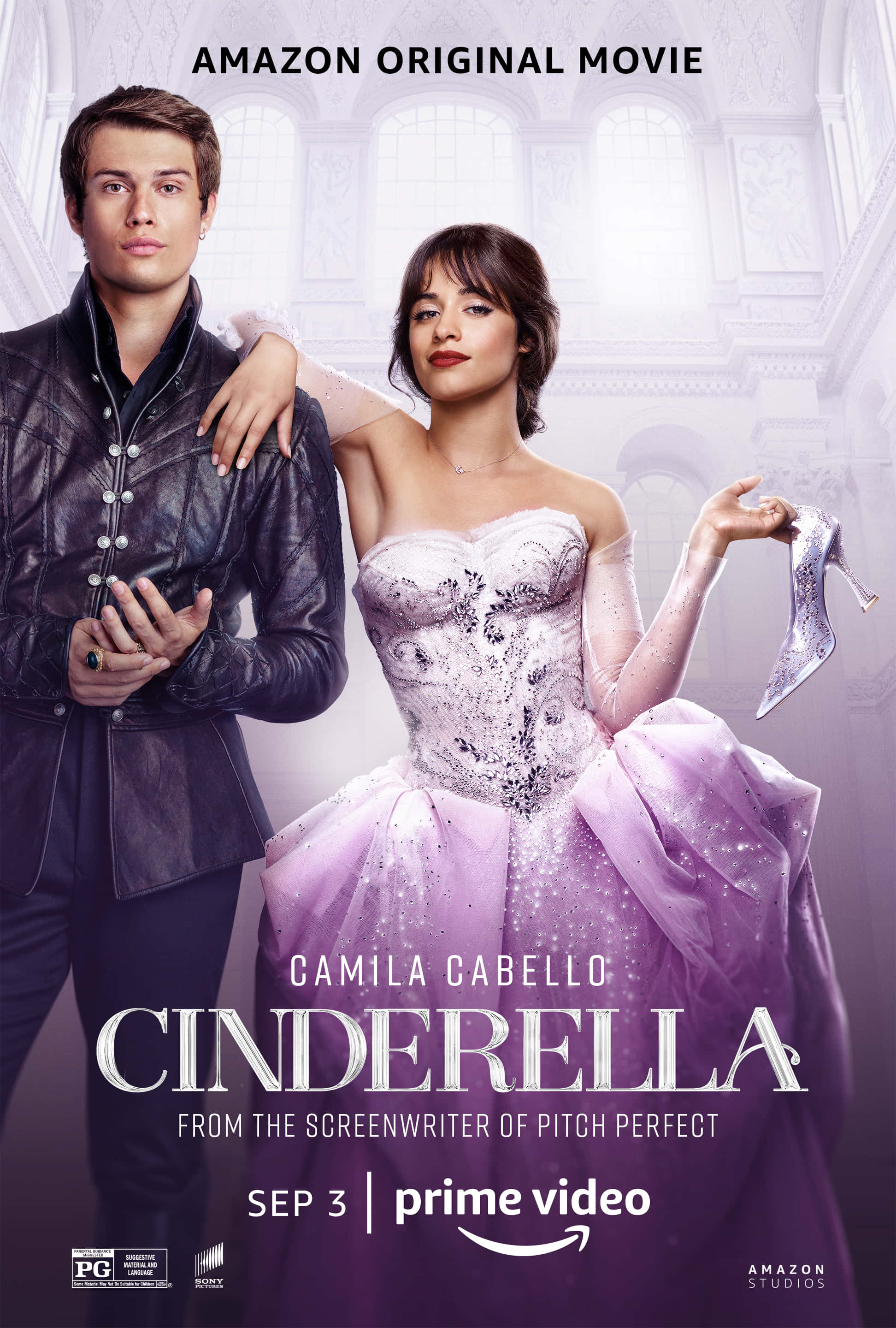 Cinderella mwenye mwanga katika ball Picha ya Ukuta