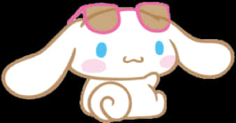 Cinnamoroll Akiwa na Miwani ya Jua Picha ya Ukuta