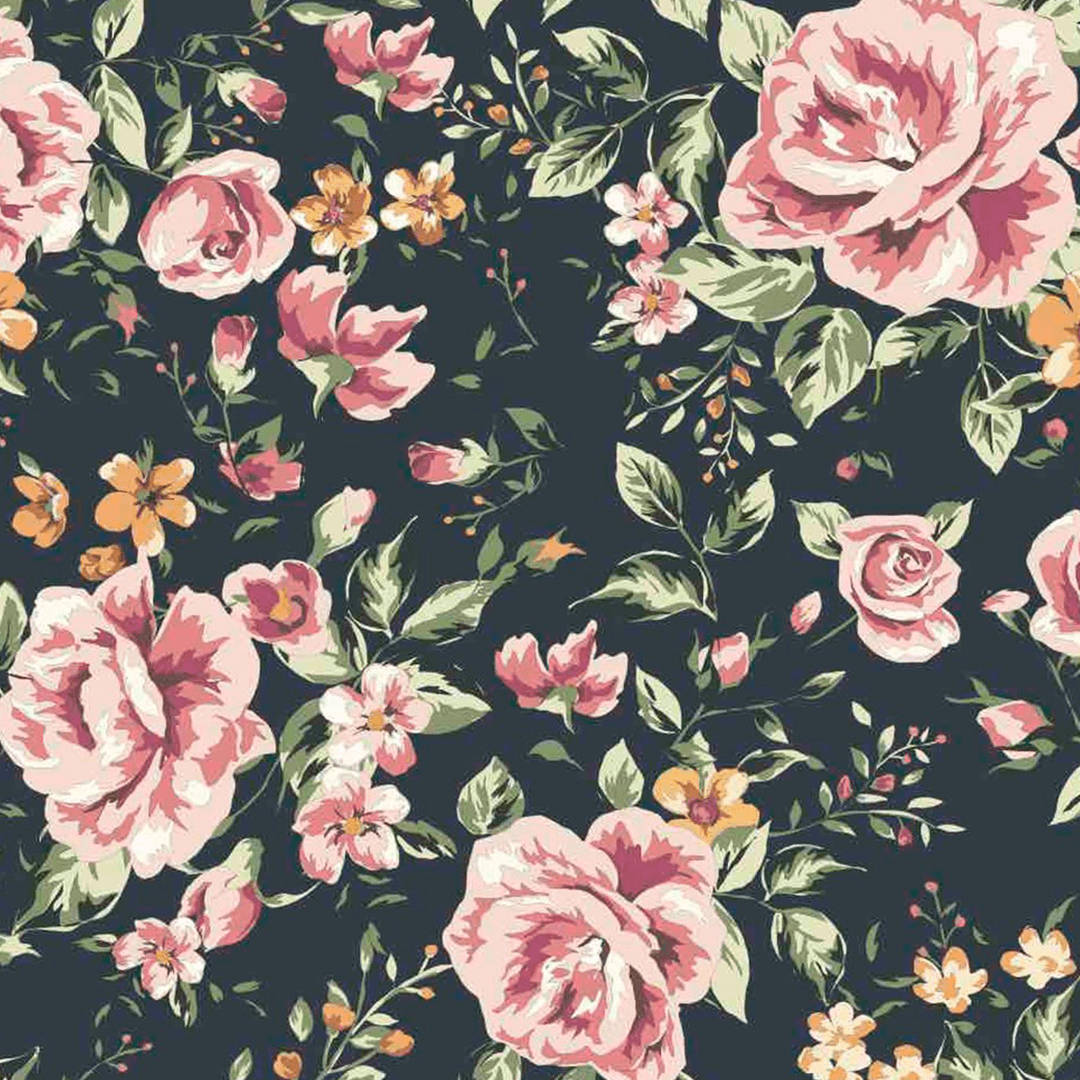 Classic Floral Pattern Picha ya Ukuta