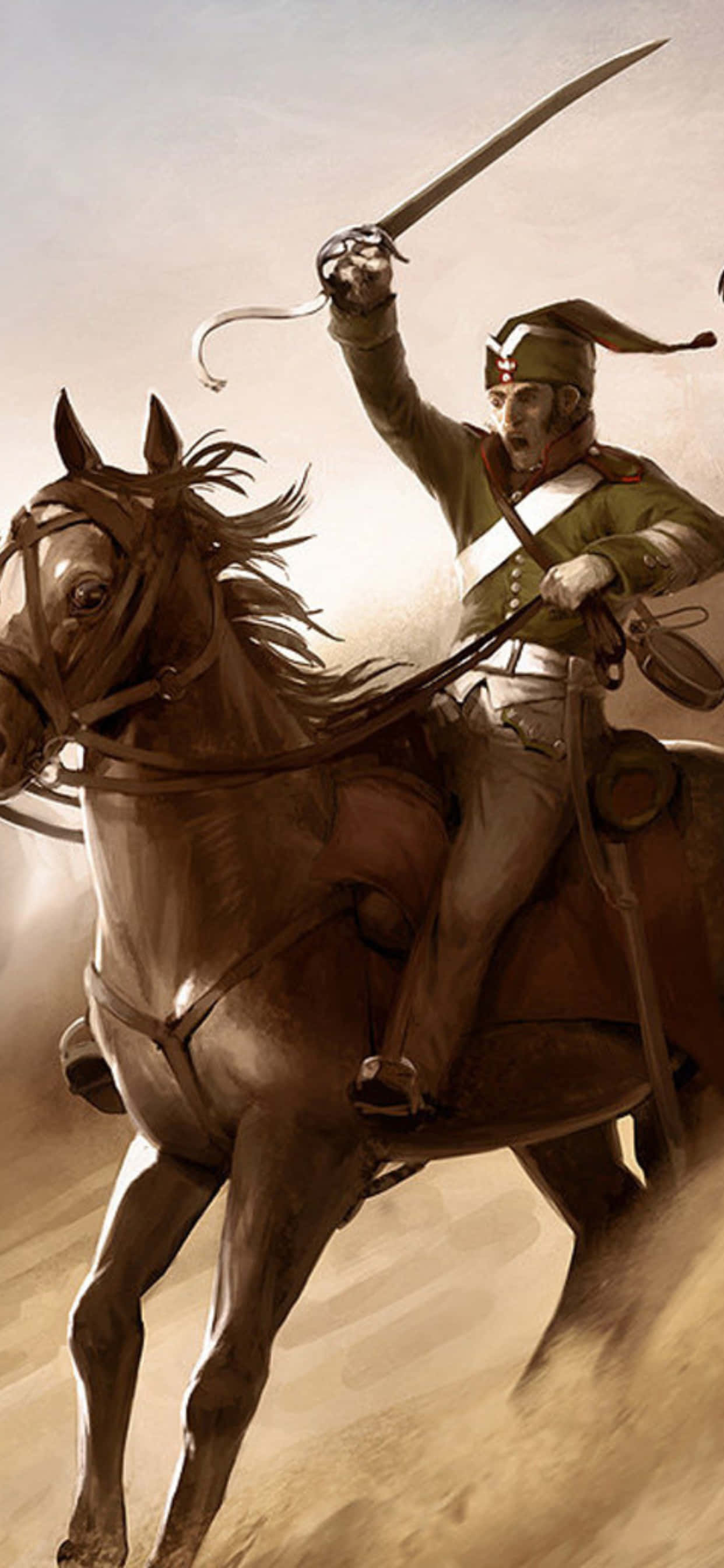 Conquer with Total War: Attila on iPhone Xs Max Picha ya Ukuta