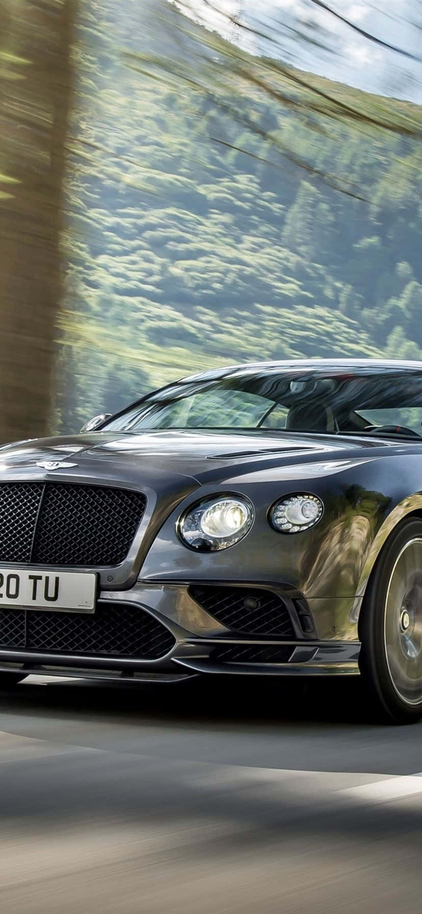Continental Bentley Inayosonga iPhone Picha ya Ukuta