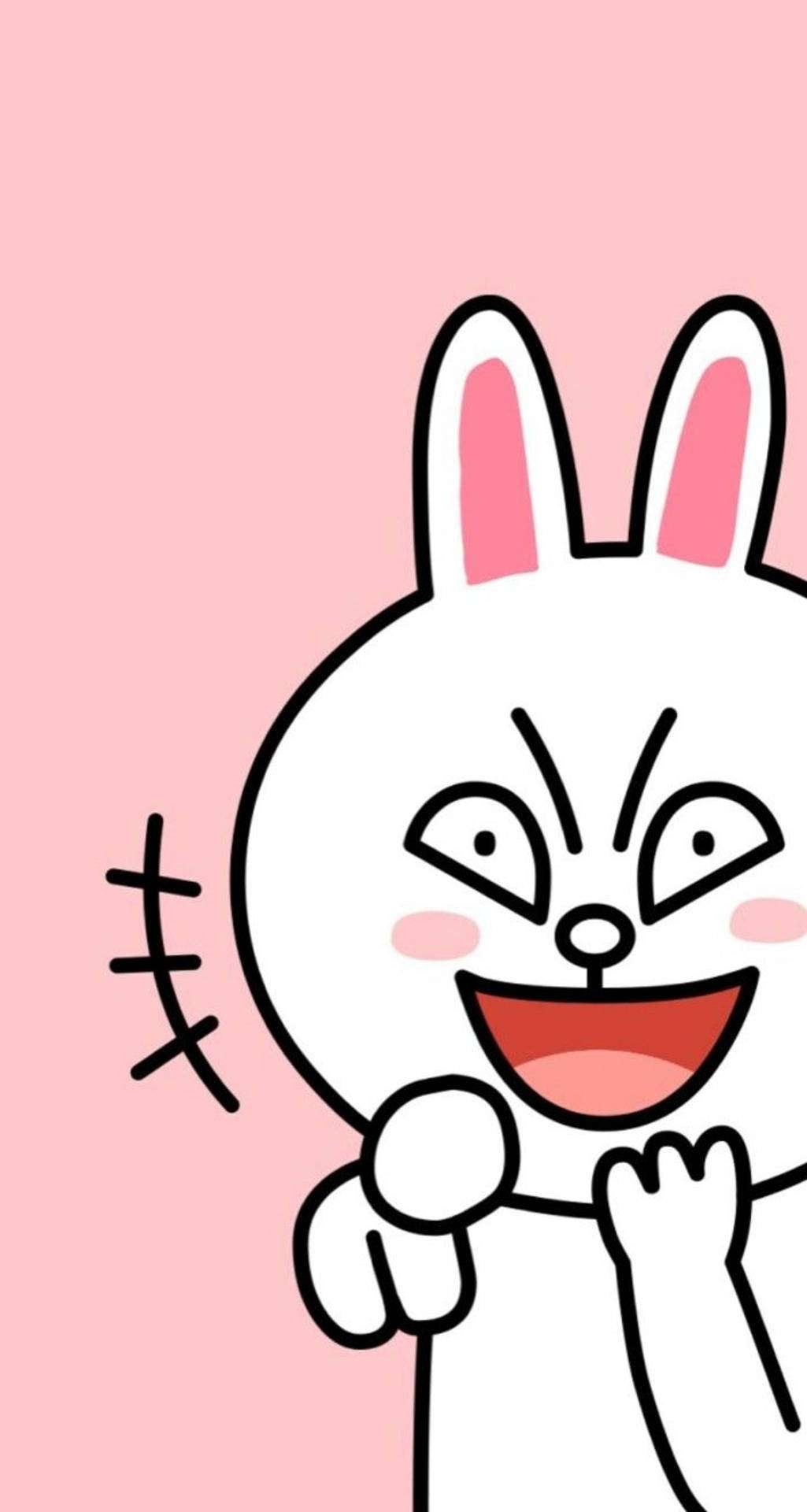 Cony Mzuri Anayecheka Picha ya Ukuta